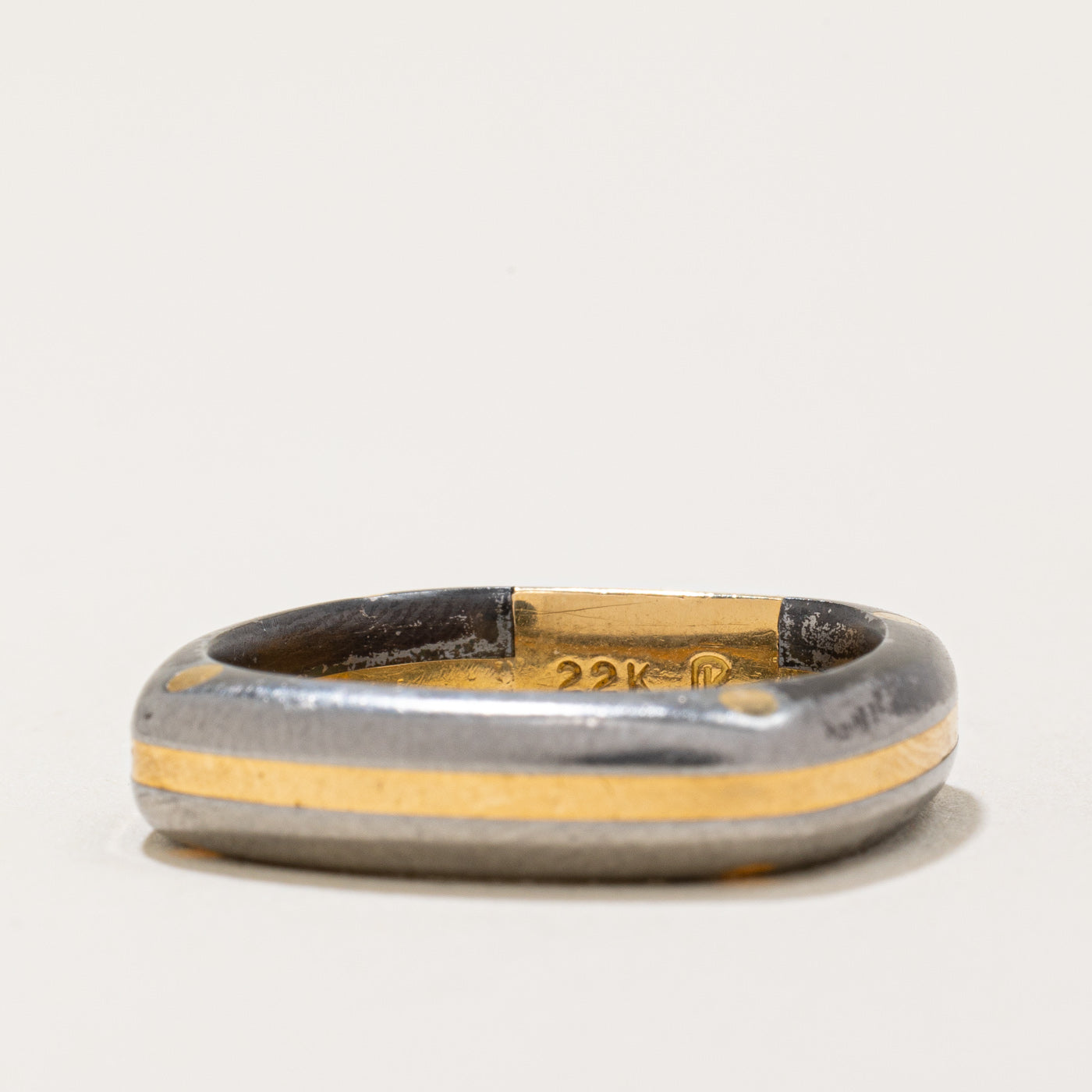 'Brinkhaus' Mixed Metal Ring | SZ 8 |