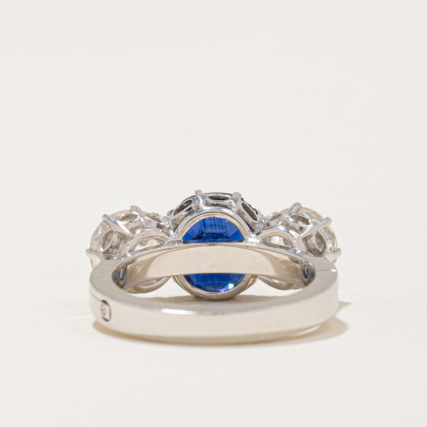 Sapphire & Diamond Hinge Ring | 2.80ct, 2.50ctw | SZ 5.75 |