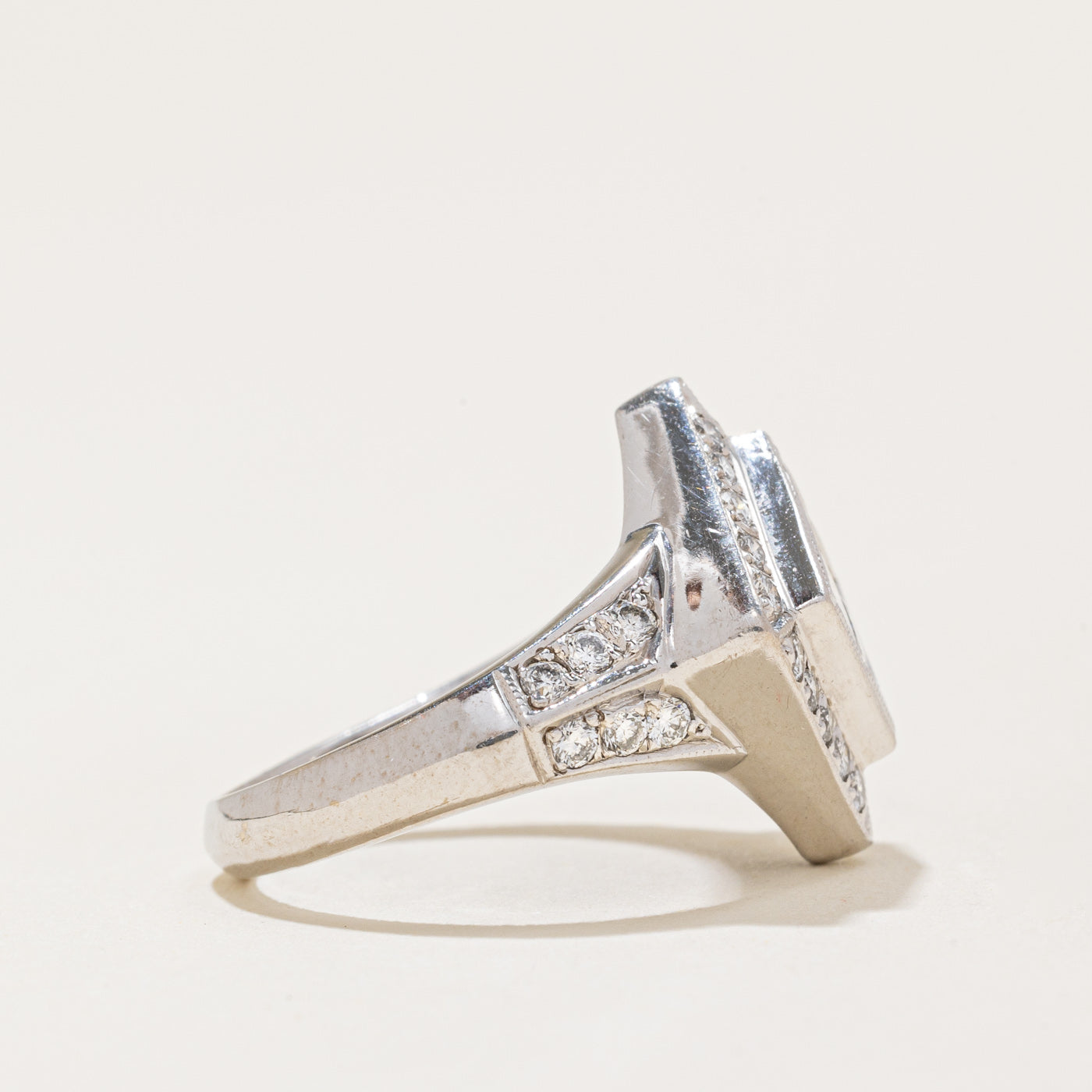 Diamond Cocktail Ring | 1.50ctw | SZ 5.25 |