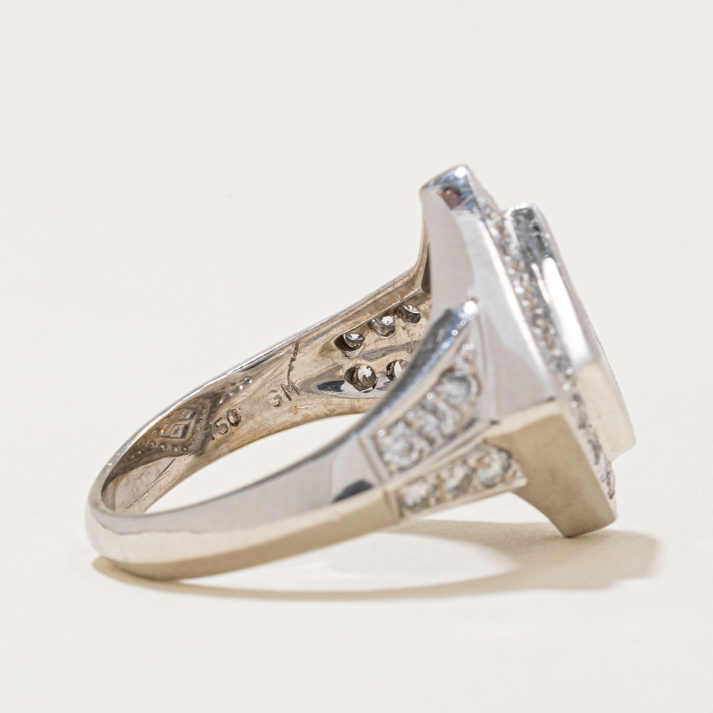 Diamond Cocktail Ring | 1.50ctw | SZ 5.25 |