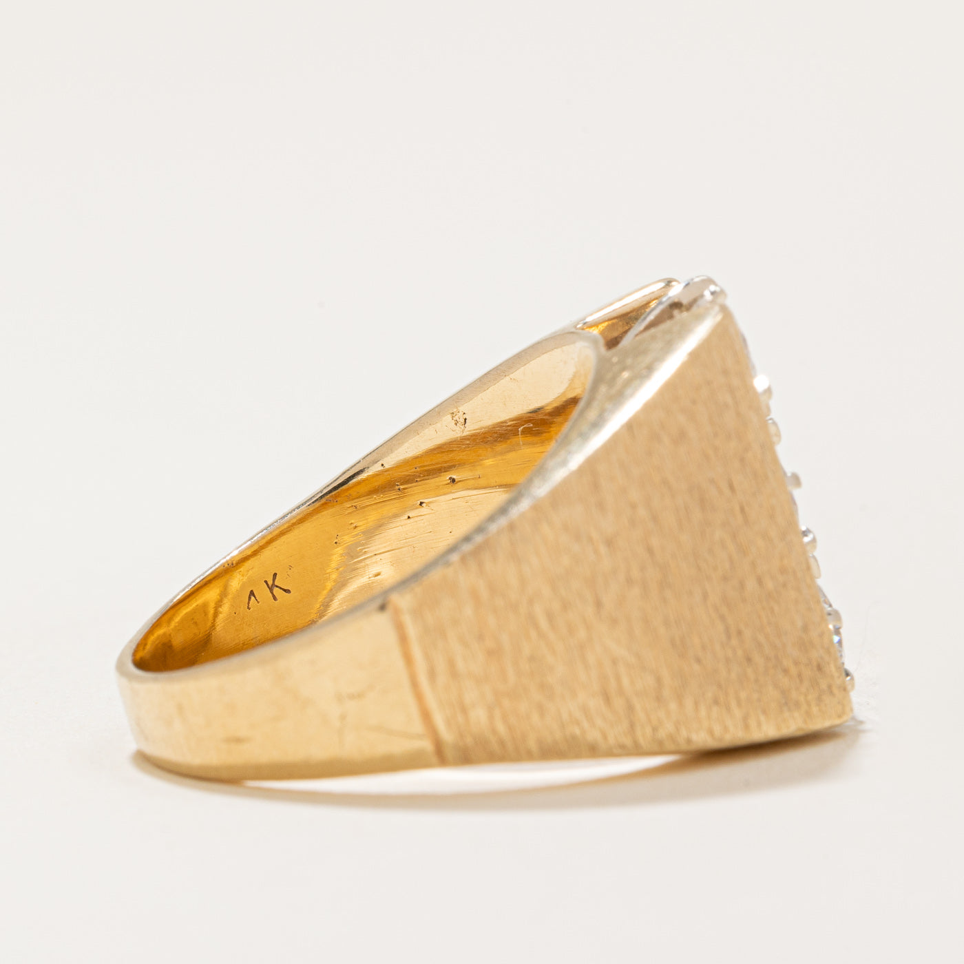 Diamond Column Ring | 1.00ctw | SZ 8.25 |