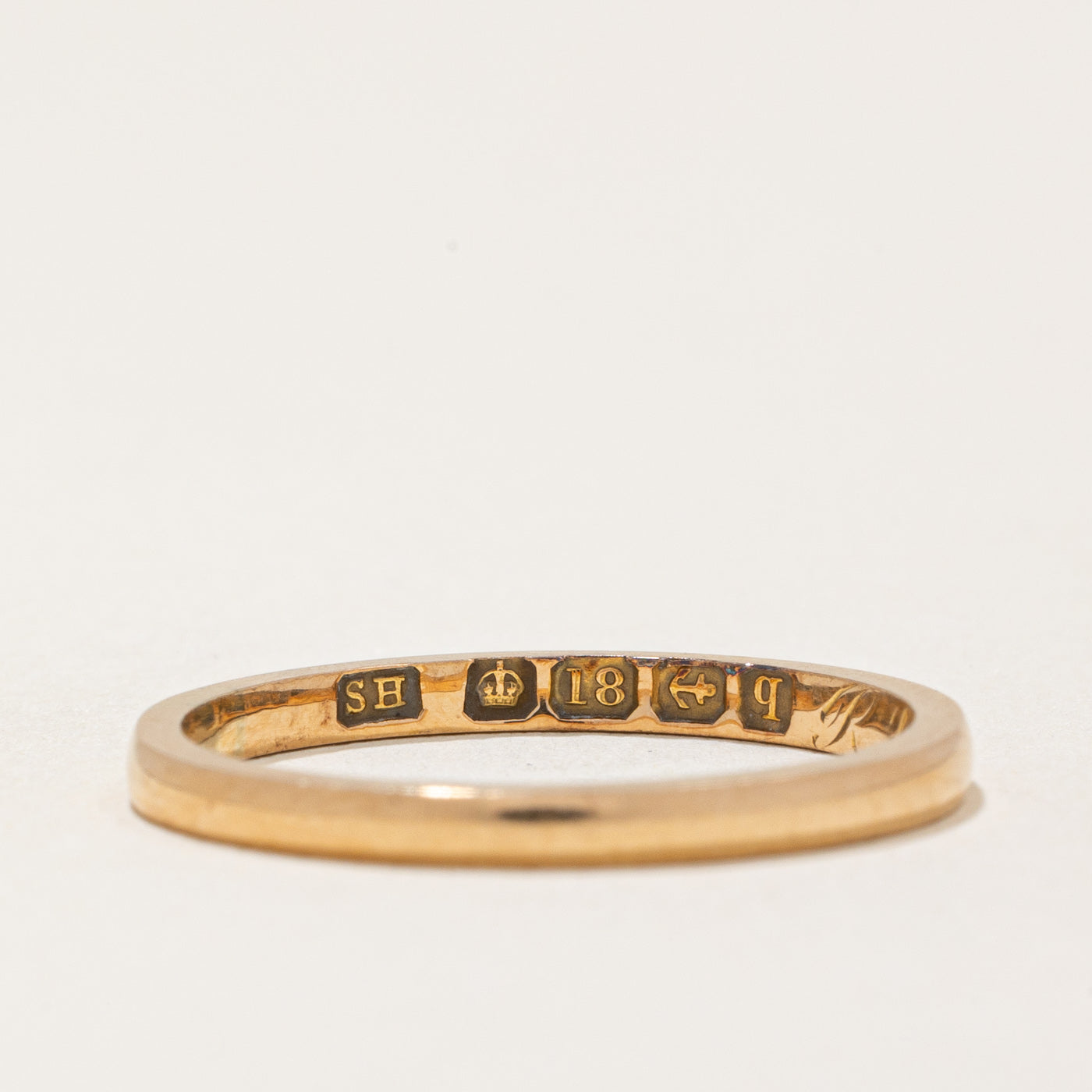 1915 Birmingham 18k Yellow Gold Band | SZ 8 |
