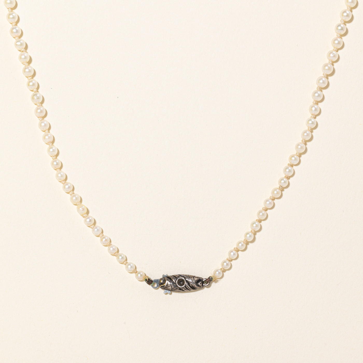 Vintage Cultured Pearl Necklace | 21" |