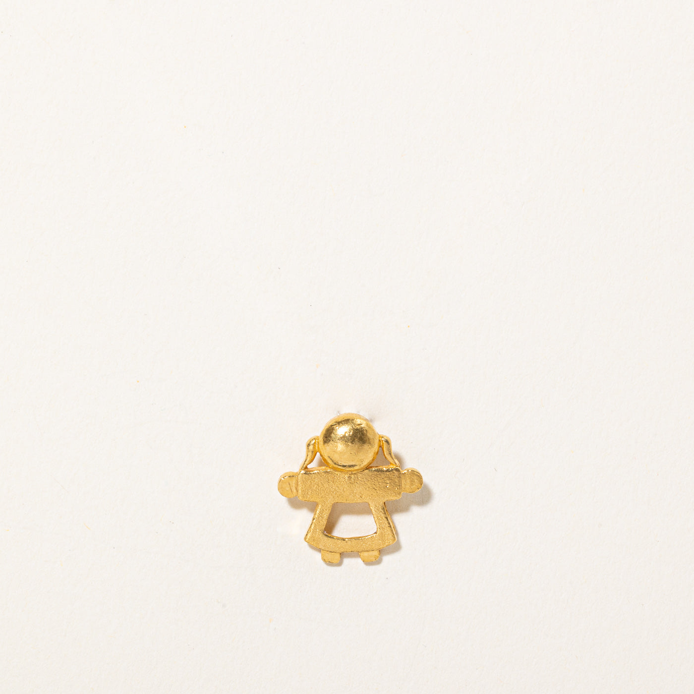 24k Yellow Gold Child Pendant