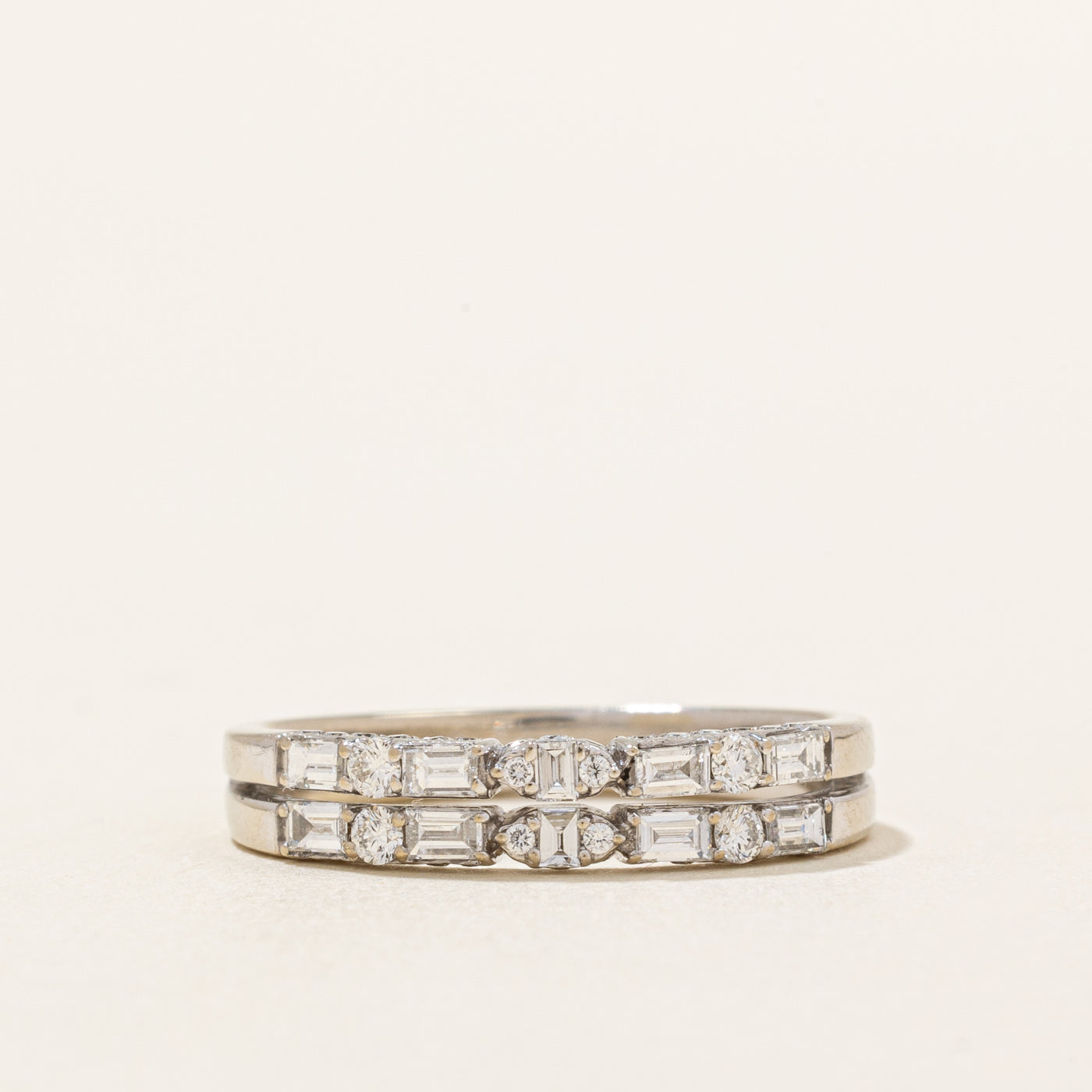 Double Row Multi Cut Diamond Band | 0.54ctw | SZ 7.25 |