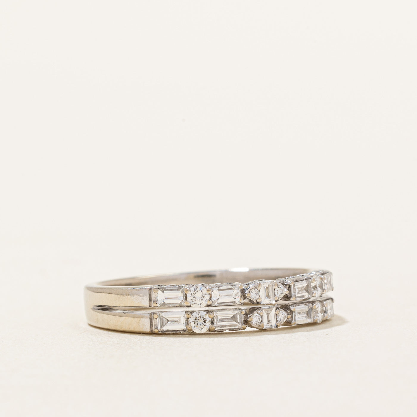 Double Row Multi Cut Diamond Band | 0.54ctw | SZ 7.25 |
