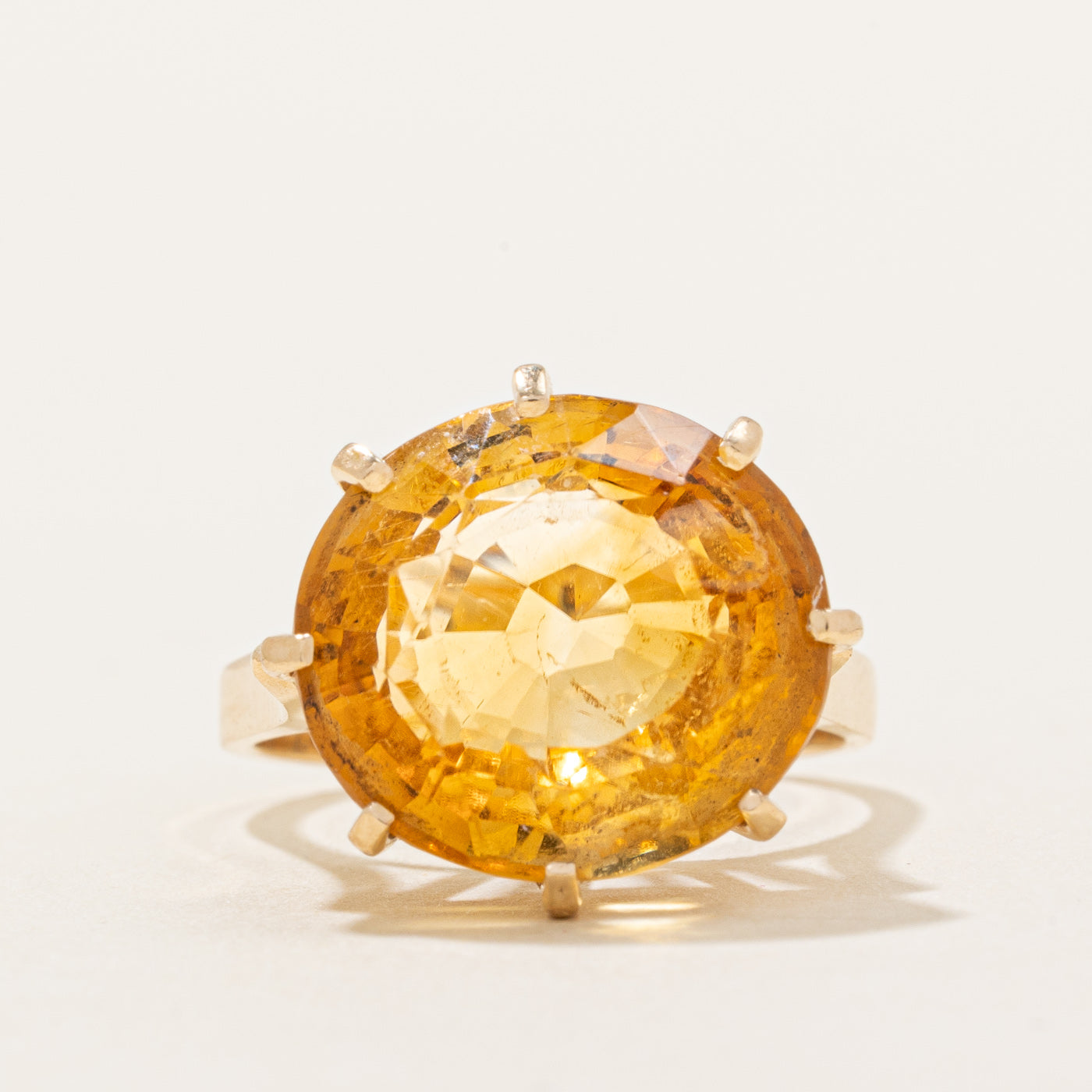 Citrine Cocktail Ring | 11.50ct | SZ 7.25 |
