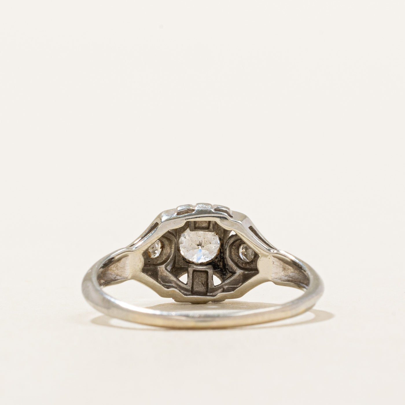 Transitional Brilliant Cut Diamond Ring | 0.22ctw | SZ 4.5 |