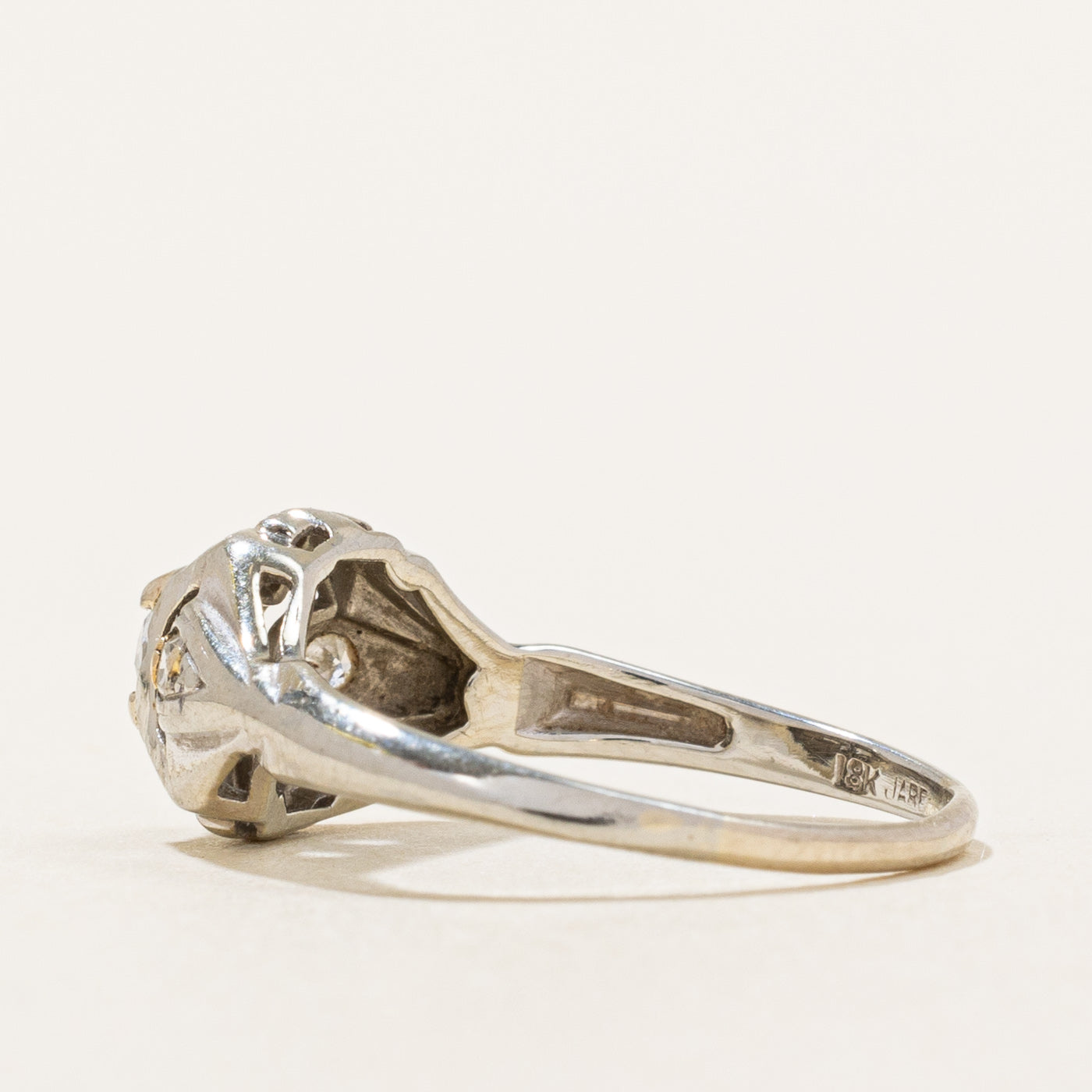 Transitional Brilliant Cut Diamond Ring | 0.22ctw | SZ 4.5 |