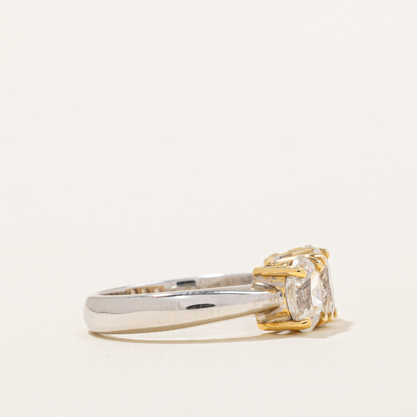 Three Stone Diamond Engagement Ring | 2.28ctw | SZ 6.25 |