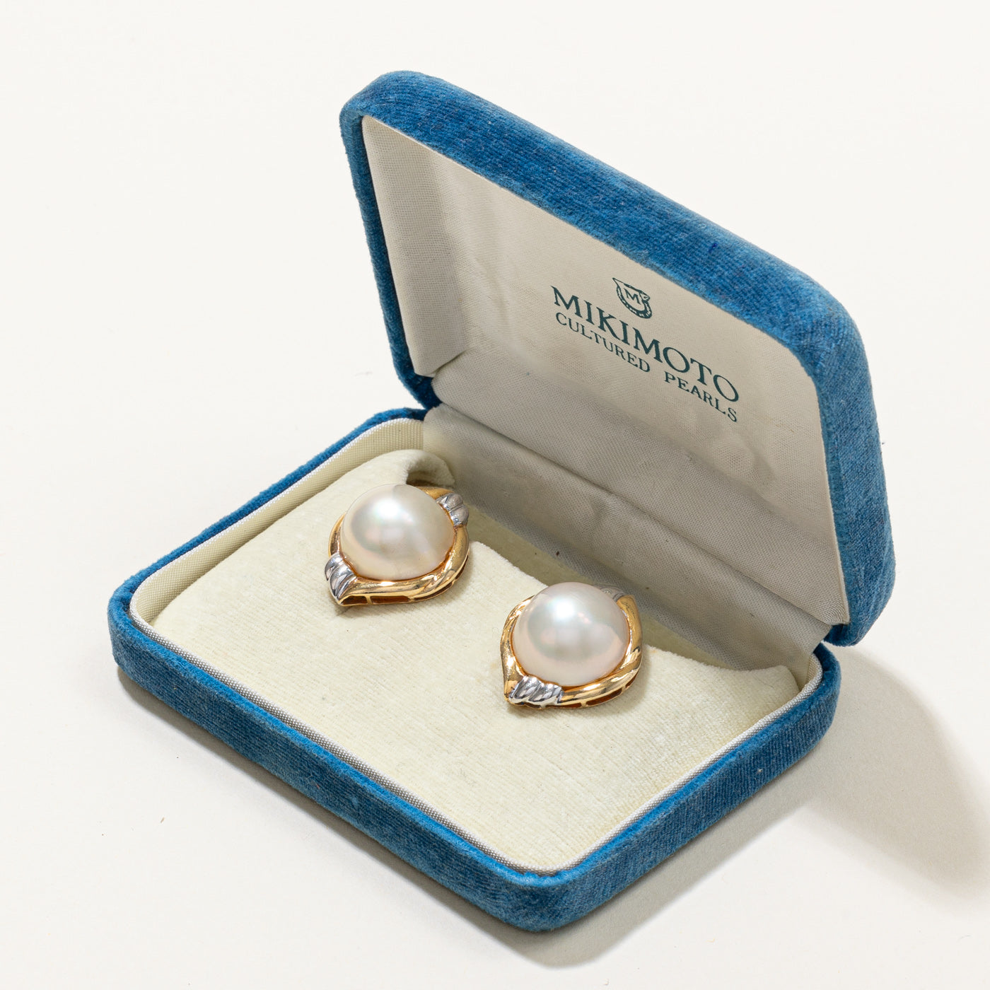'Mikimoto' Mabe Pearl Stud Earrings | 16.00mm |