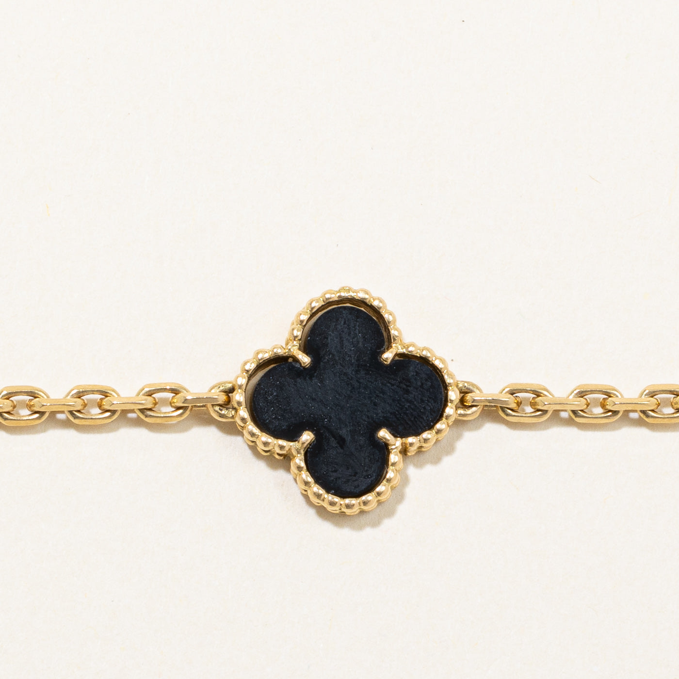 'Van Cleef & Arpels' Vintage Alhambra Bracelet, 5 Motifs | 7.50ctw | 8.5" |