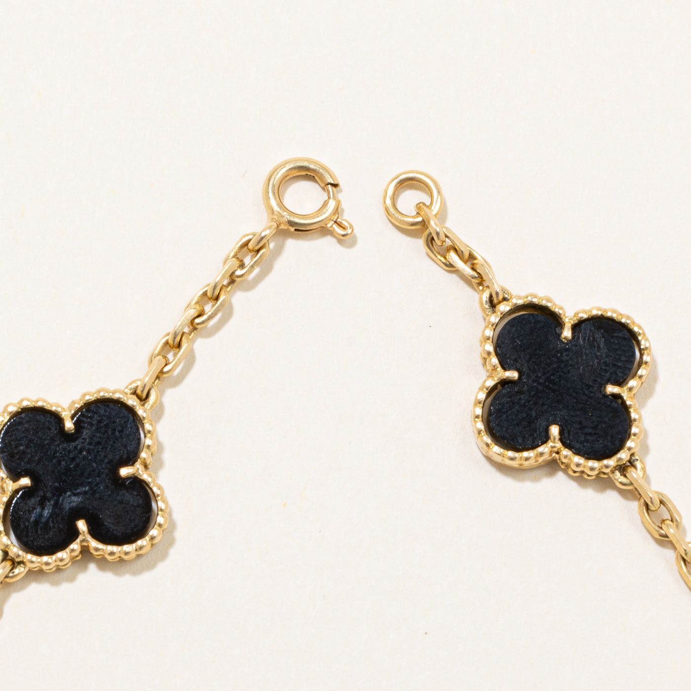 'Van Cleef & Arpels' Vintage Alhambra Bracelet, 5 Motifs | 7.50ctw | 8.5" |