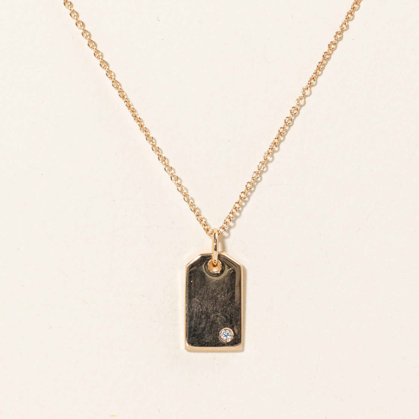 'Tiffany & Co' Diamond Pendant Necklace | 0.01ct | 16" |
