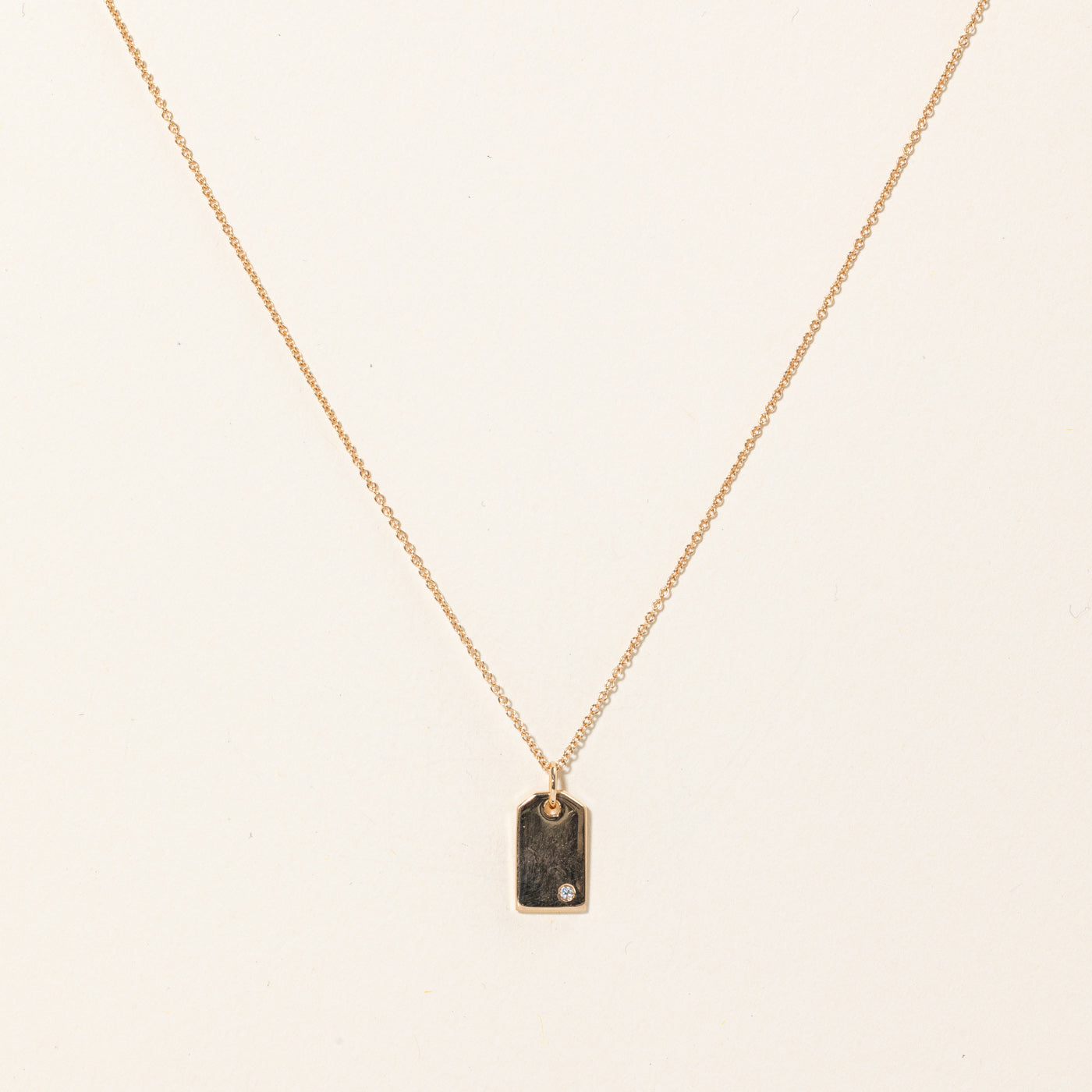 'Tiffany & Co' Diamond Pendant Necklace | 0.01ct | 16" |