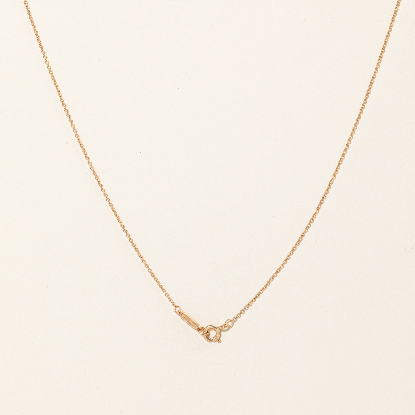'Tiffany & Co' Diamond Pendant Necklace | 0.01ct | 16" |