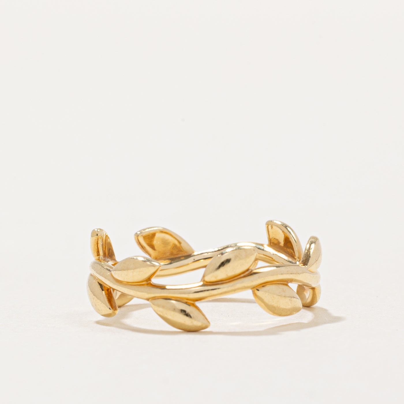 'Tiffany & Co' Paloma Picasso Olive Leaf Band Ring | SZ 4 |
