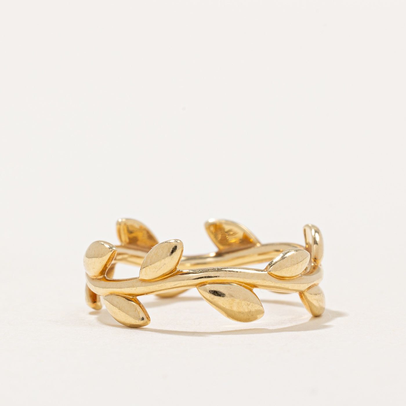 'Tiffany & Co' Paloma Picasso Olive Leaf Band Ring | SZ 4 |