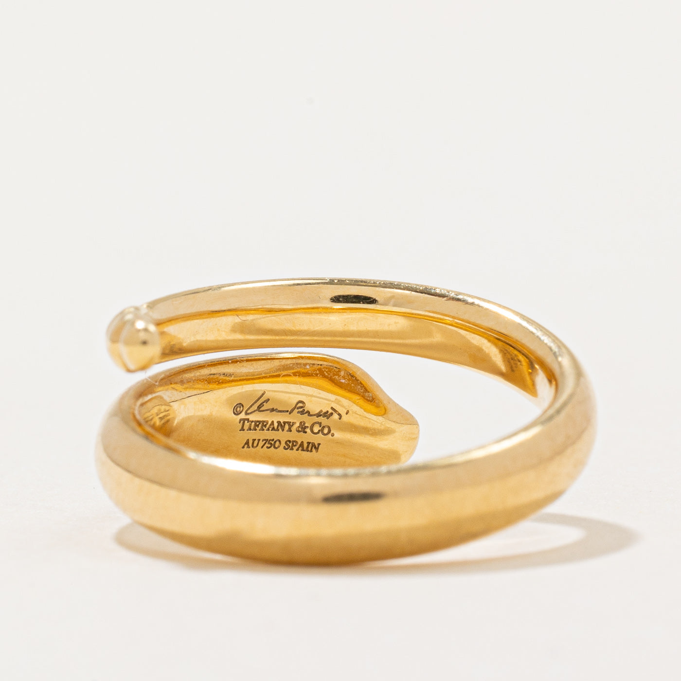 'Tiffany & Co' Elsa Peretti Snake Ring | SZ 4 |