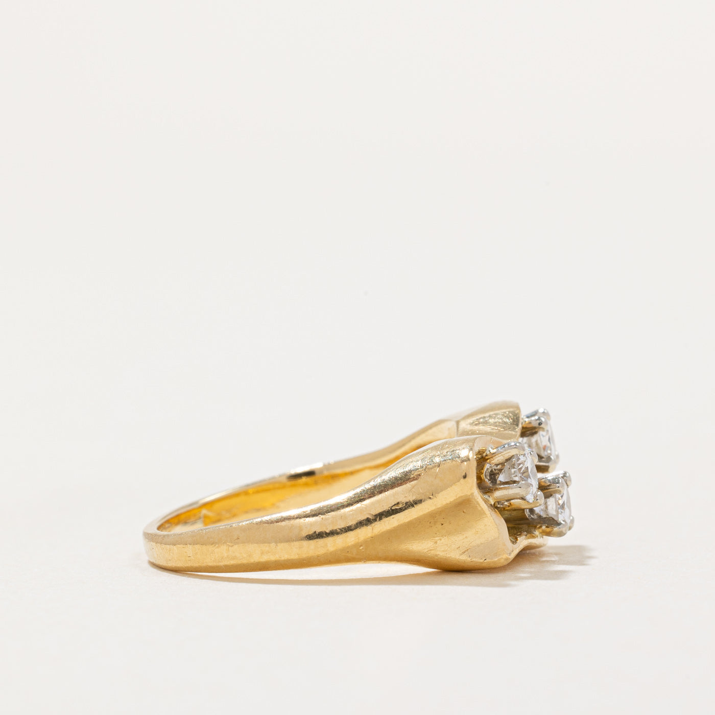 'Birks' Three Stone Diamond Ring | 0.42ctw | SZ 7 |