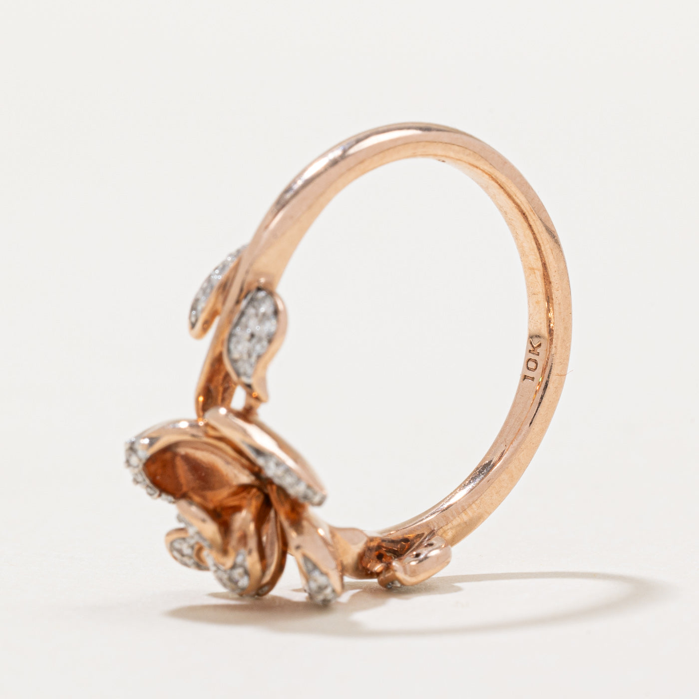 'Disney' Diamond Rose Ring | 0.15ctw | SZ 6.75 |