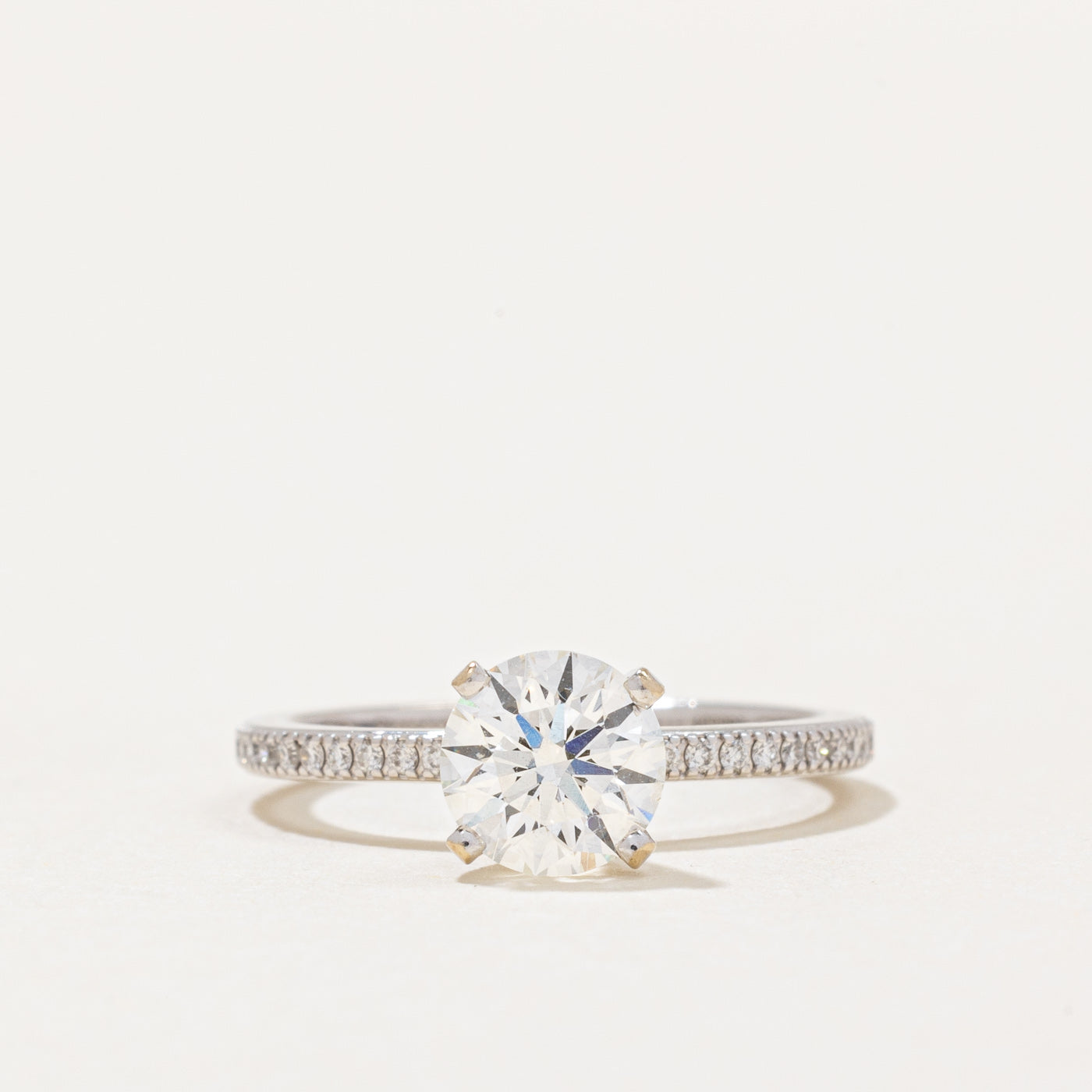 GIA Certified Diamond Engagement Ring | 1.05ctw VS1 I | SZ 4.25 |