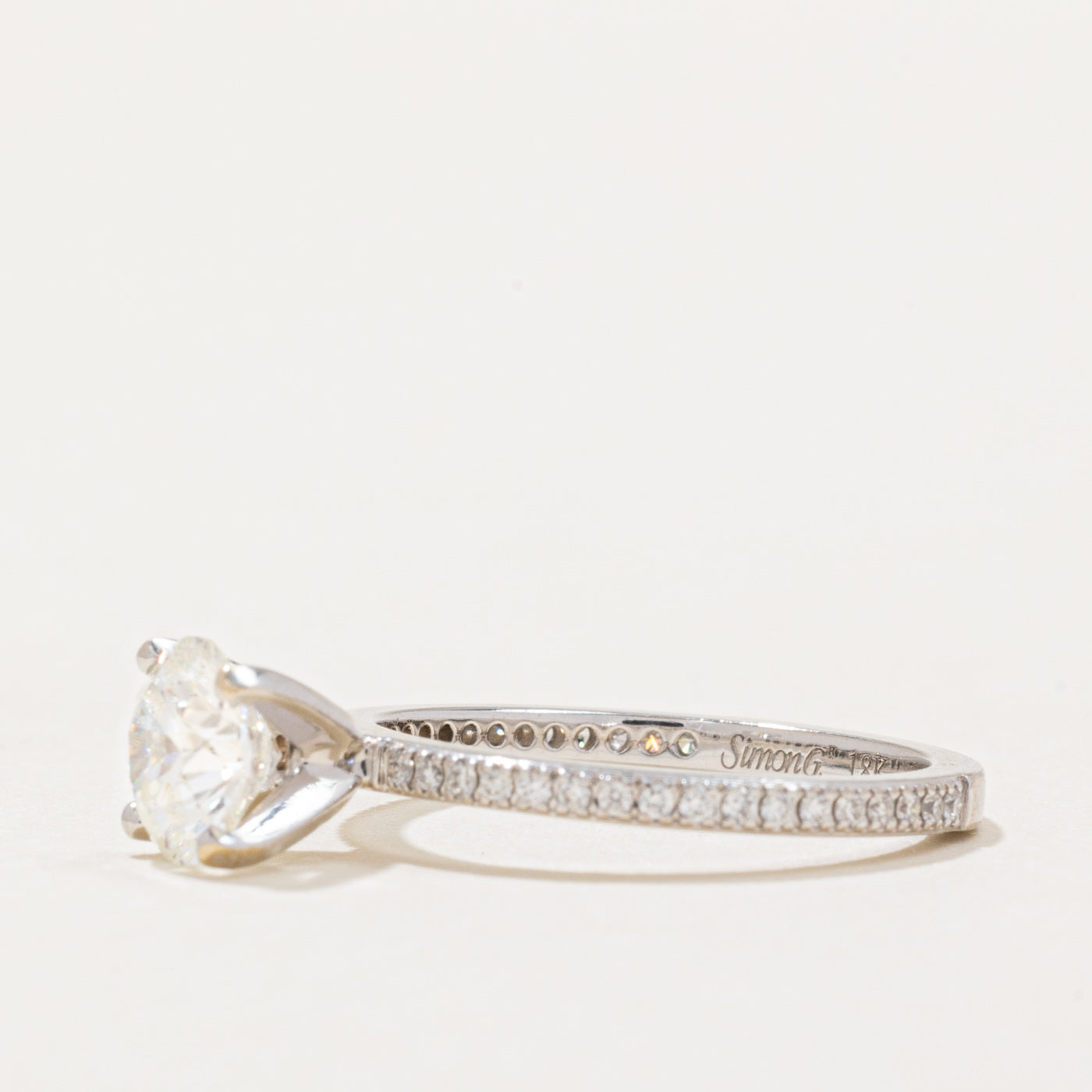 GIA Certified Diamond Engagement Ring | 1.05ctw VS1 I | SZ 4.25 |