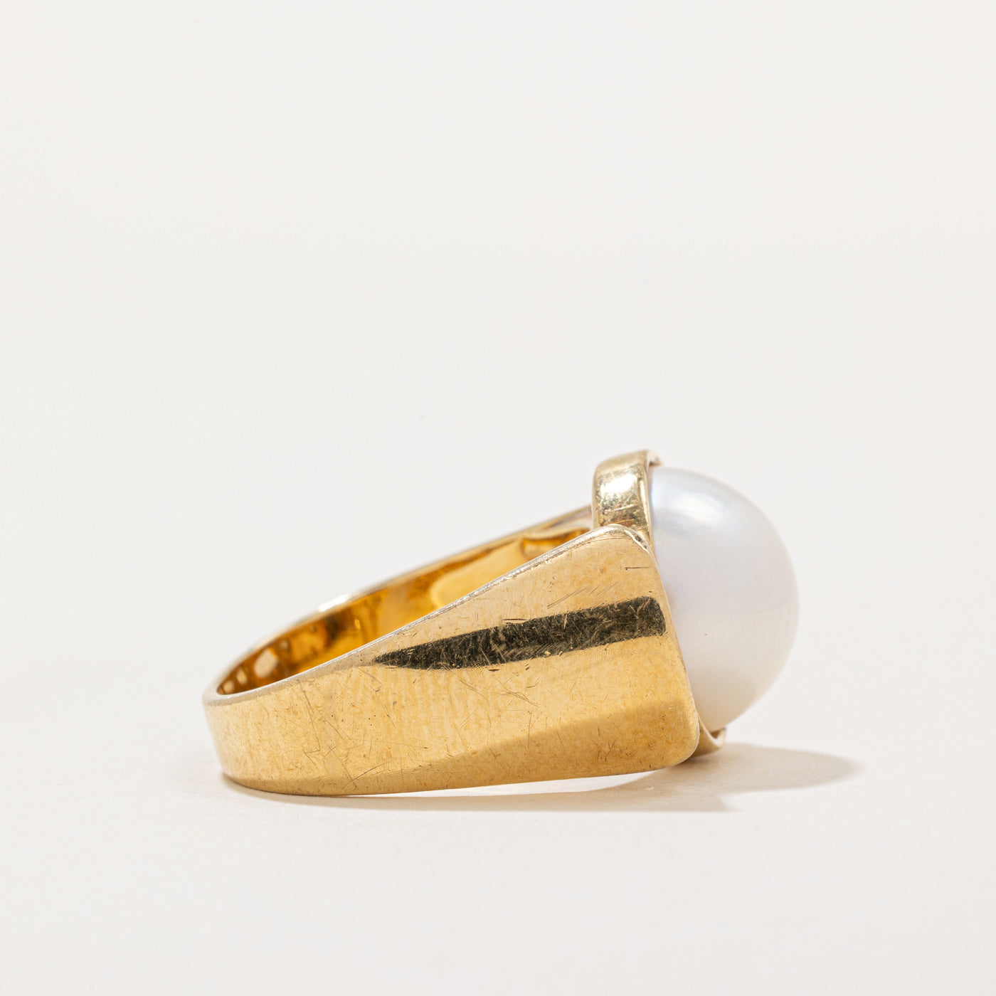 Pearl & Diamond Ring | 0.12ctw | SZ 7 |