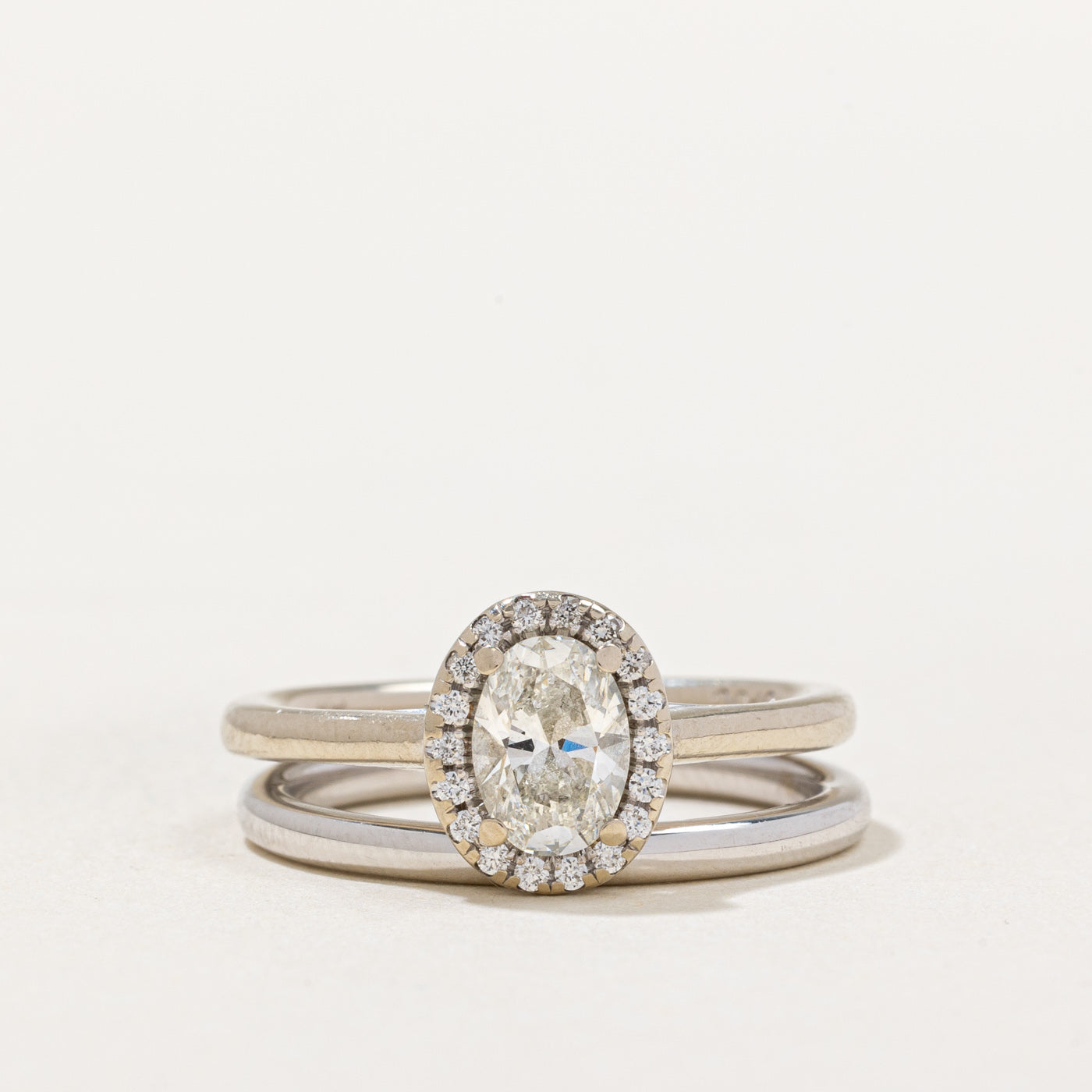 Diamond Engagement Ring & Wedding Band Set | 0.80ctw | SZ 6.75 |