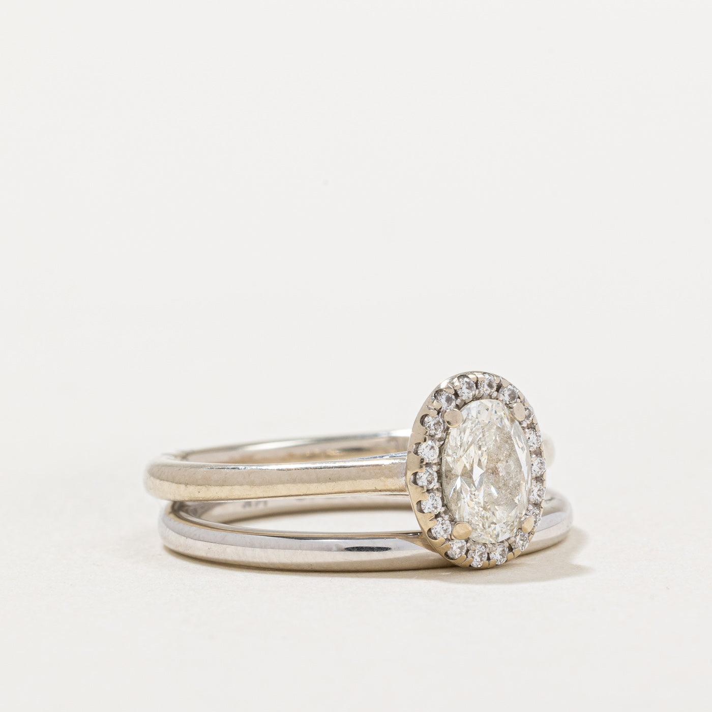 Diamond Engagement Ring & Wedding Band Set | 0.80ctw | SZ 6.75 |