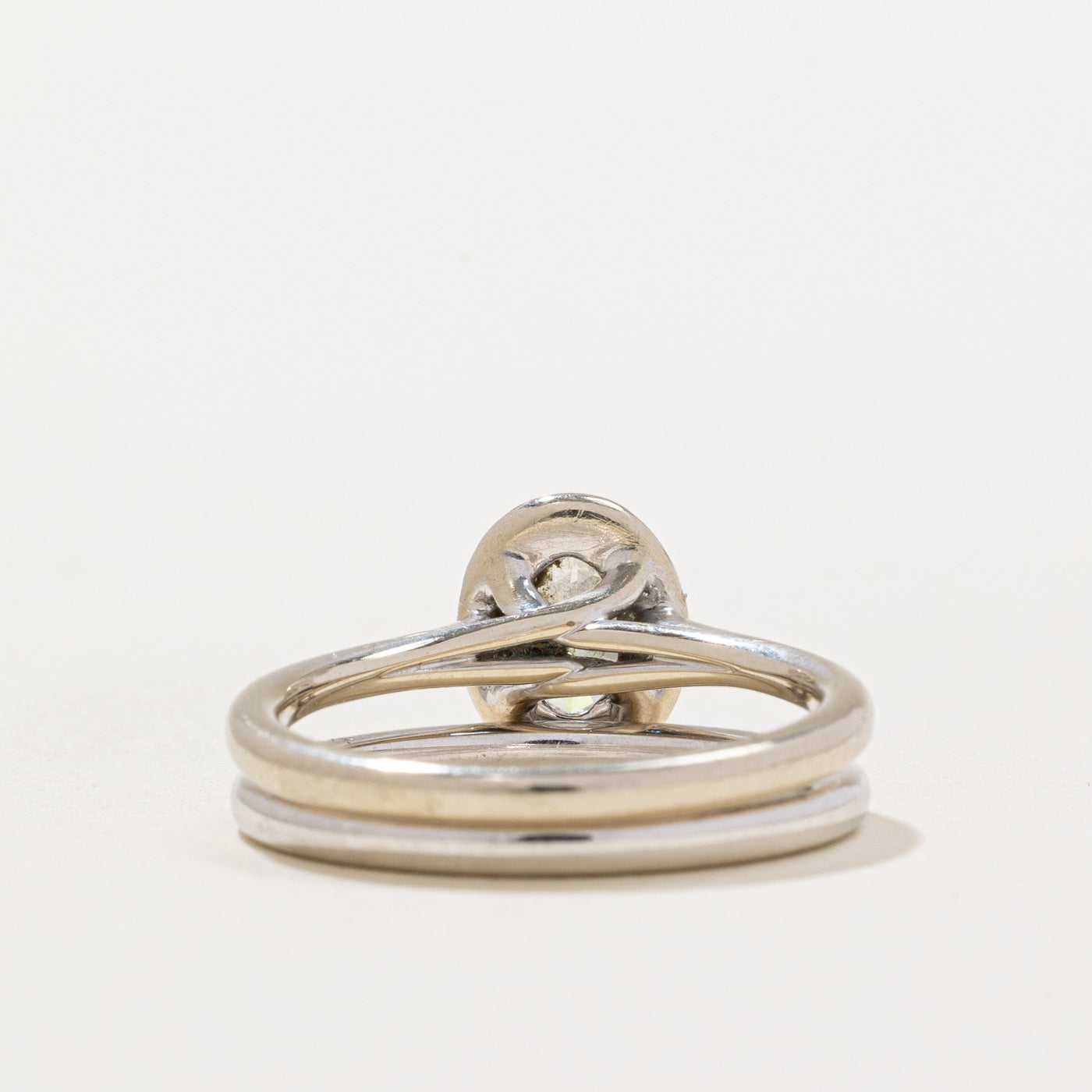 Diamond Engagement Ring & Wedding Band Set | 0.80ctw | SZ 6.75 |