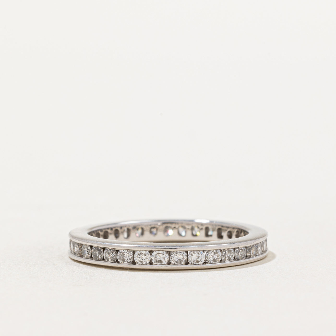 Channel Set Diamond Eternity Band | 1.05ctw | SZ 7.75 |