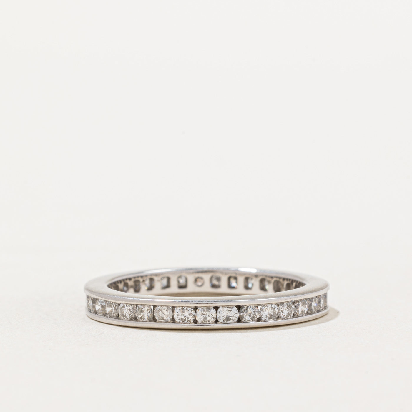 Channel Set Diamond Eternity Band | 1.05ctw | SZ 7.75 |