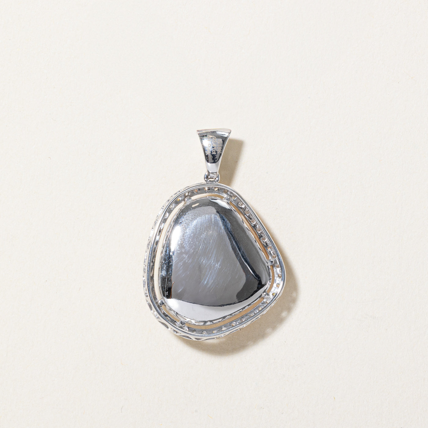 Opal & Diamond Pendant | 11.70ct, 0.41ctw