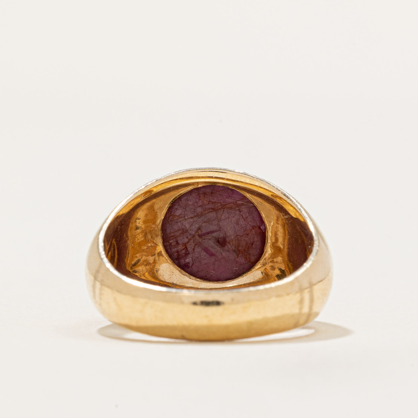 Cabochon Star Ruby Ring | 5.00ct | SZ 6.75