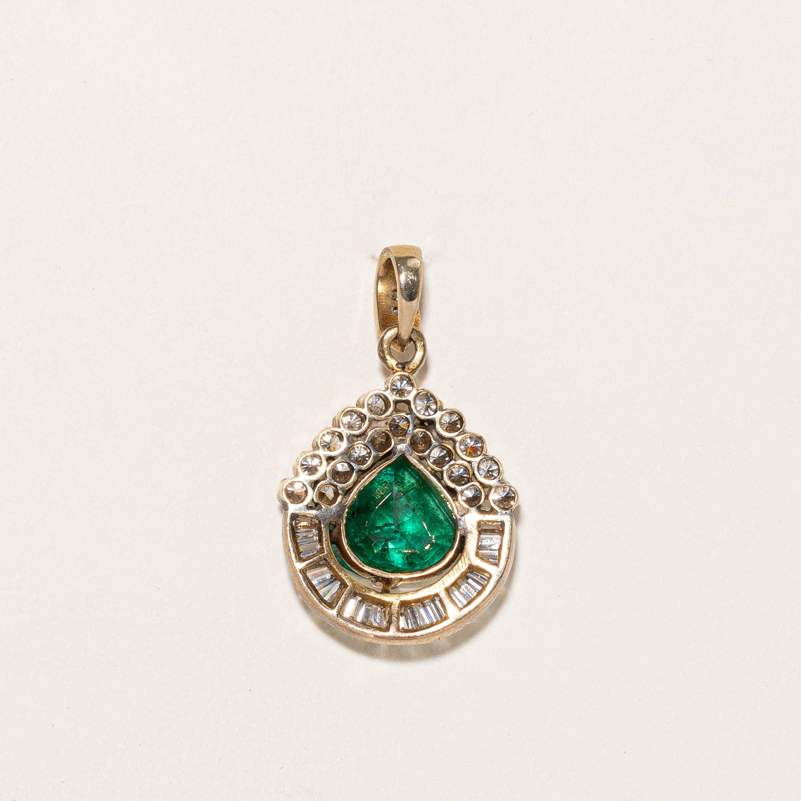 Emerald & Diamond Pendant | 4.70ct, 1.15ctw