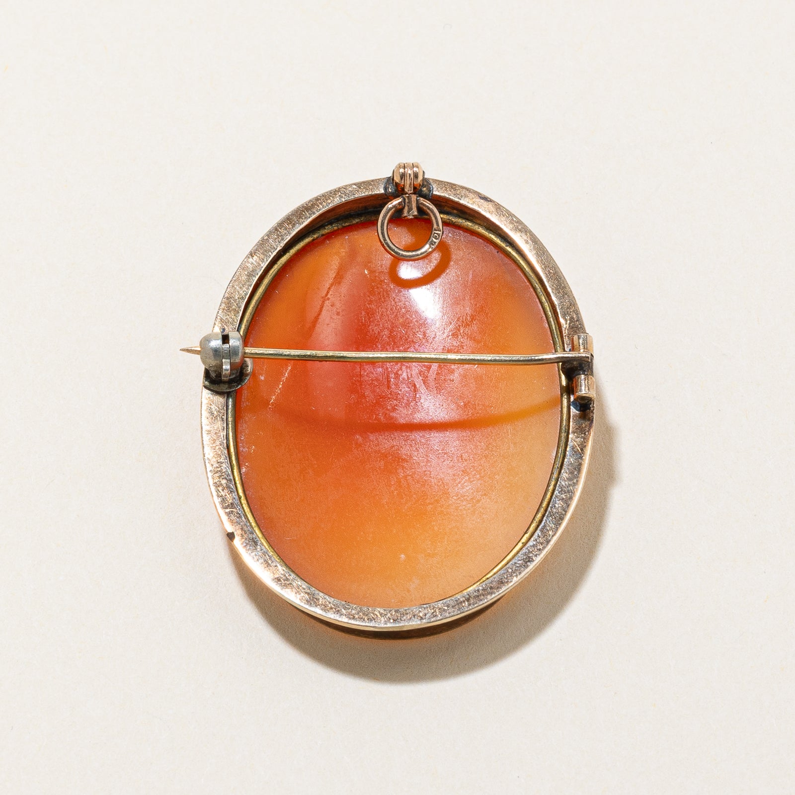 Sea Shell Cameo Convertible Brooch & Pendant | 16.00ct