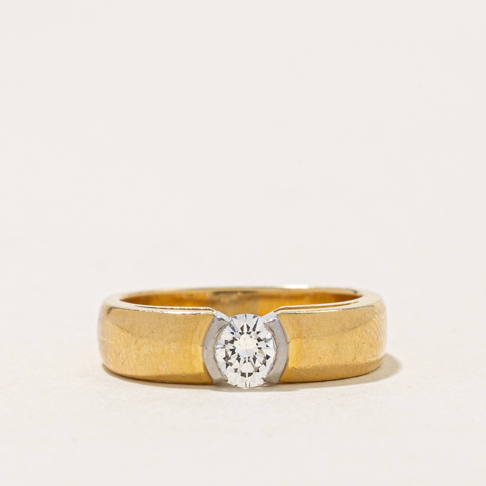 'Cavelti' Semi Bezel Set Diamond Ring | 0.27ct | SZ 3.25