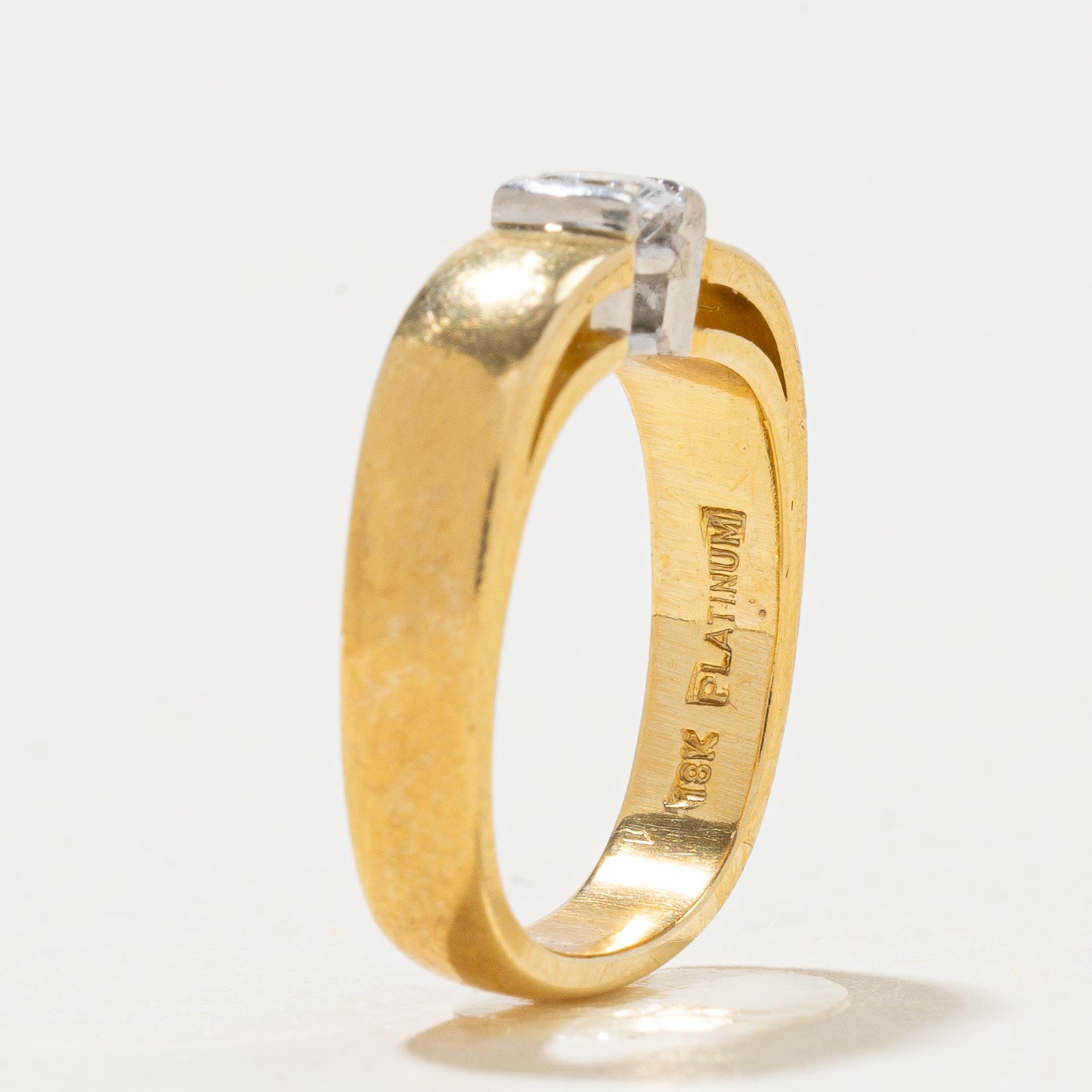 'Cavelti' Semi Bezel Set Diamond Ring | 0.27ct | SZ 3.25