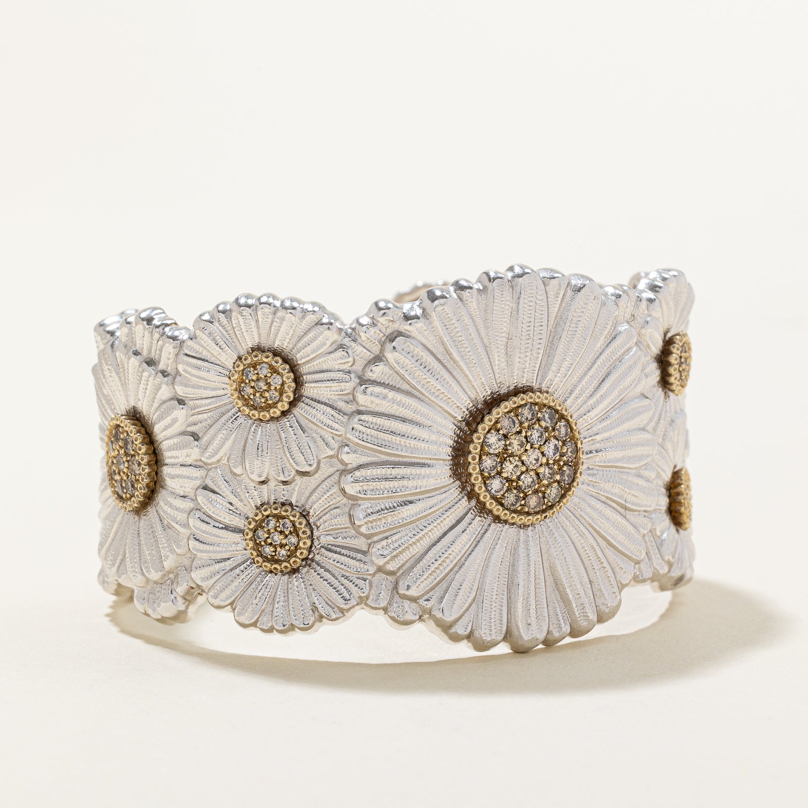 'Buccellati' Blossoms Diamonds Bracelet | 1.60ctw | 6"