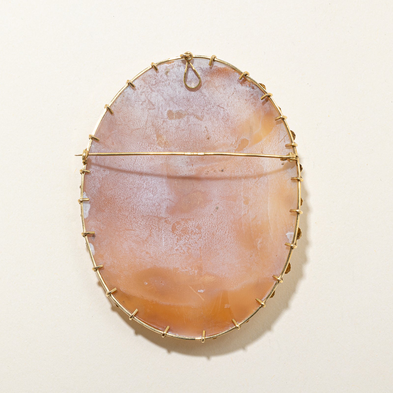 Italian Cameo Agate Convertible Pendant & Brooch