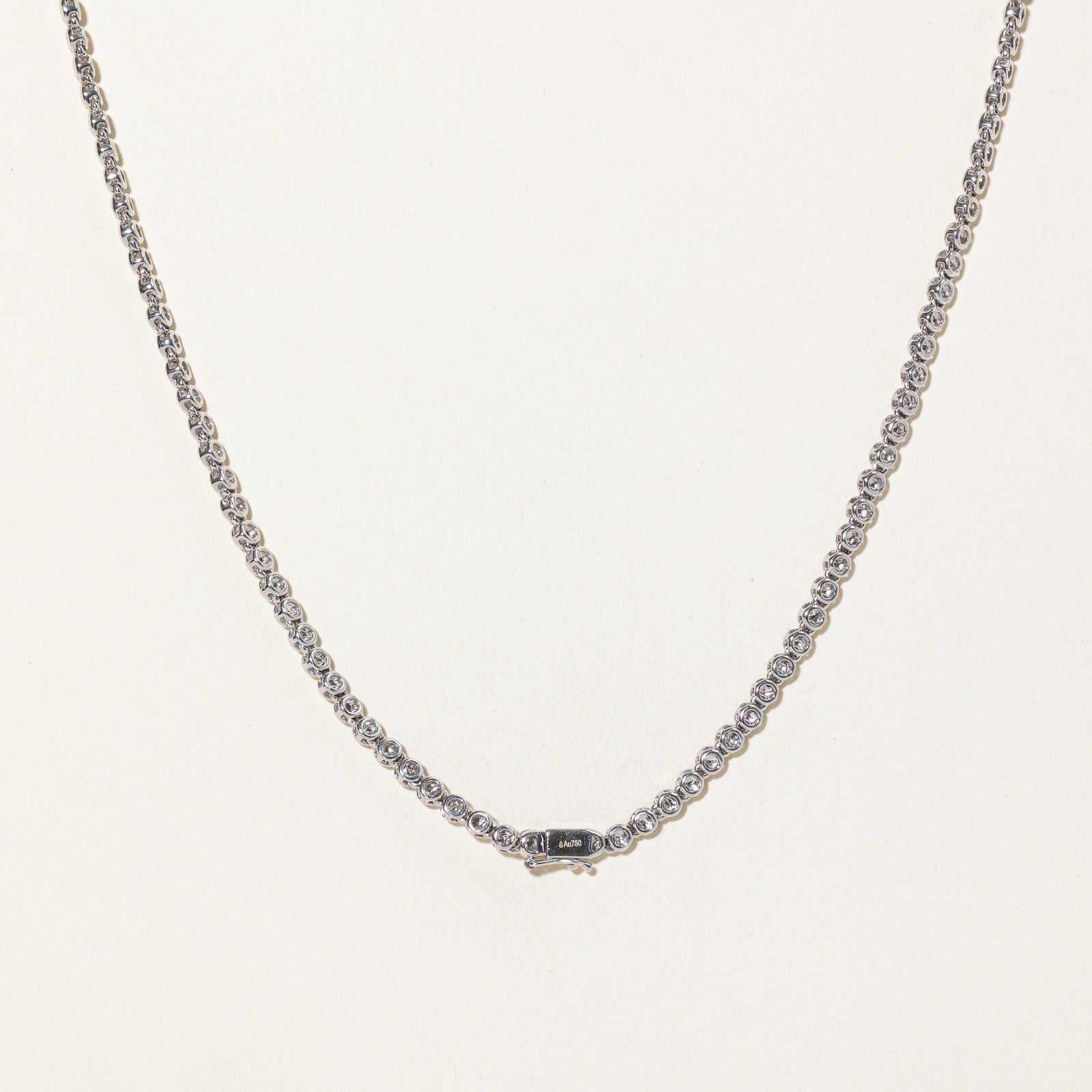 Diamond Encrusted Necklace | 2.50ctw | 18"