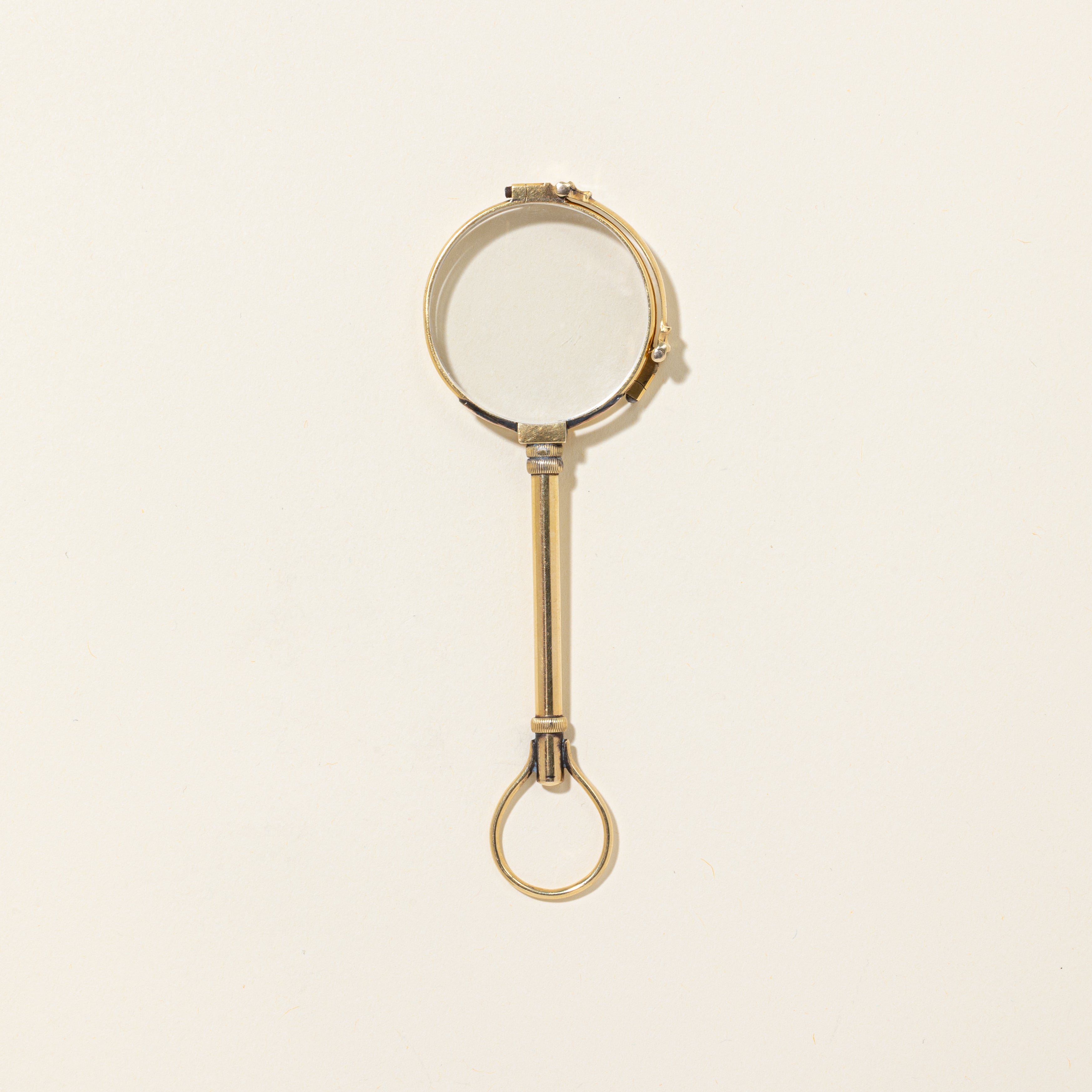 'Dixey & Son' 15k Yellow Gold Antique Lorgnette