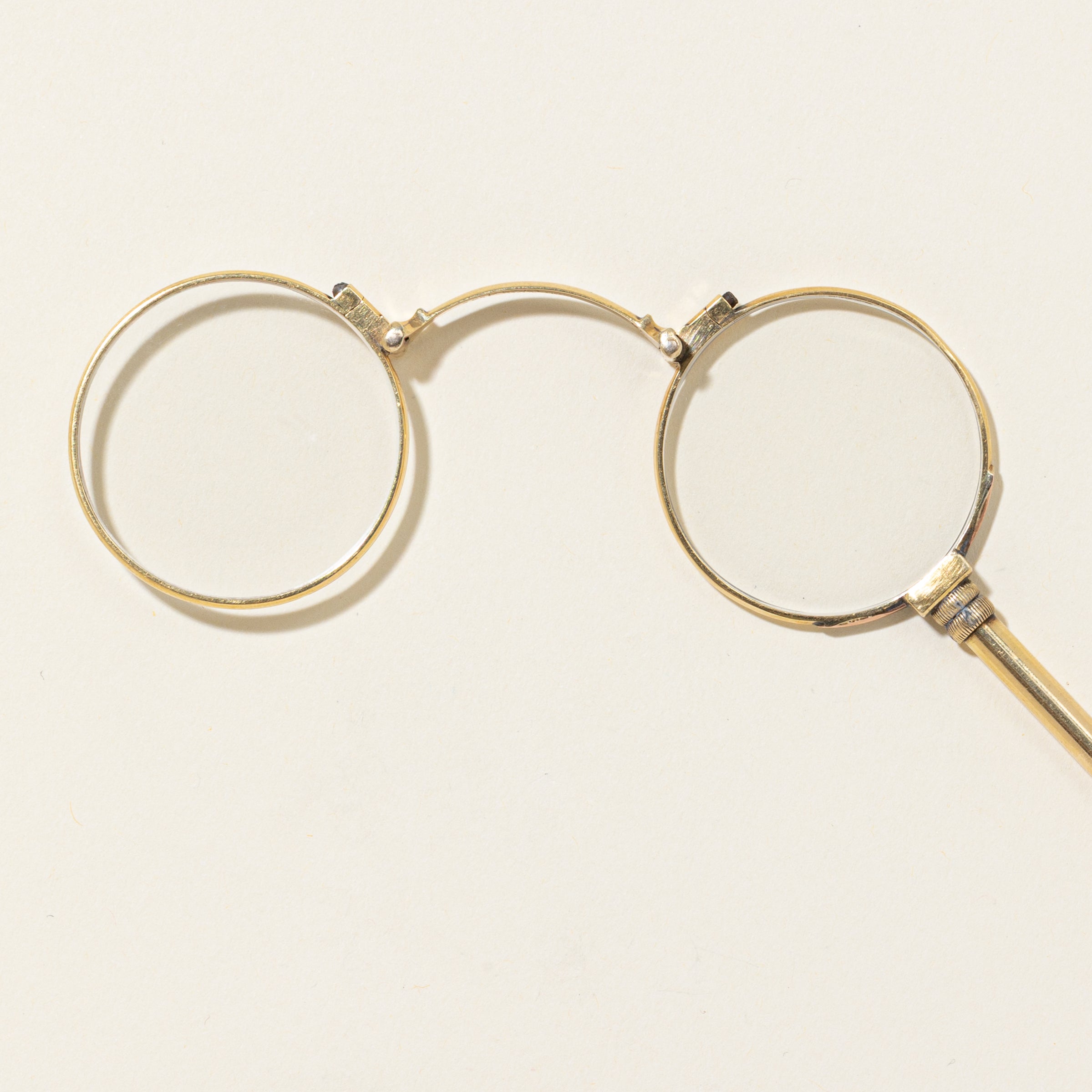 'Dixey & Son' 15k Yellow Gold Antique Lorgnette
