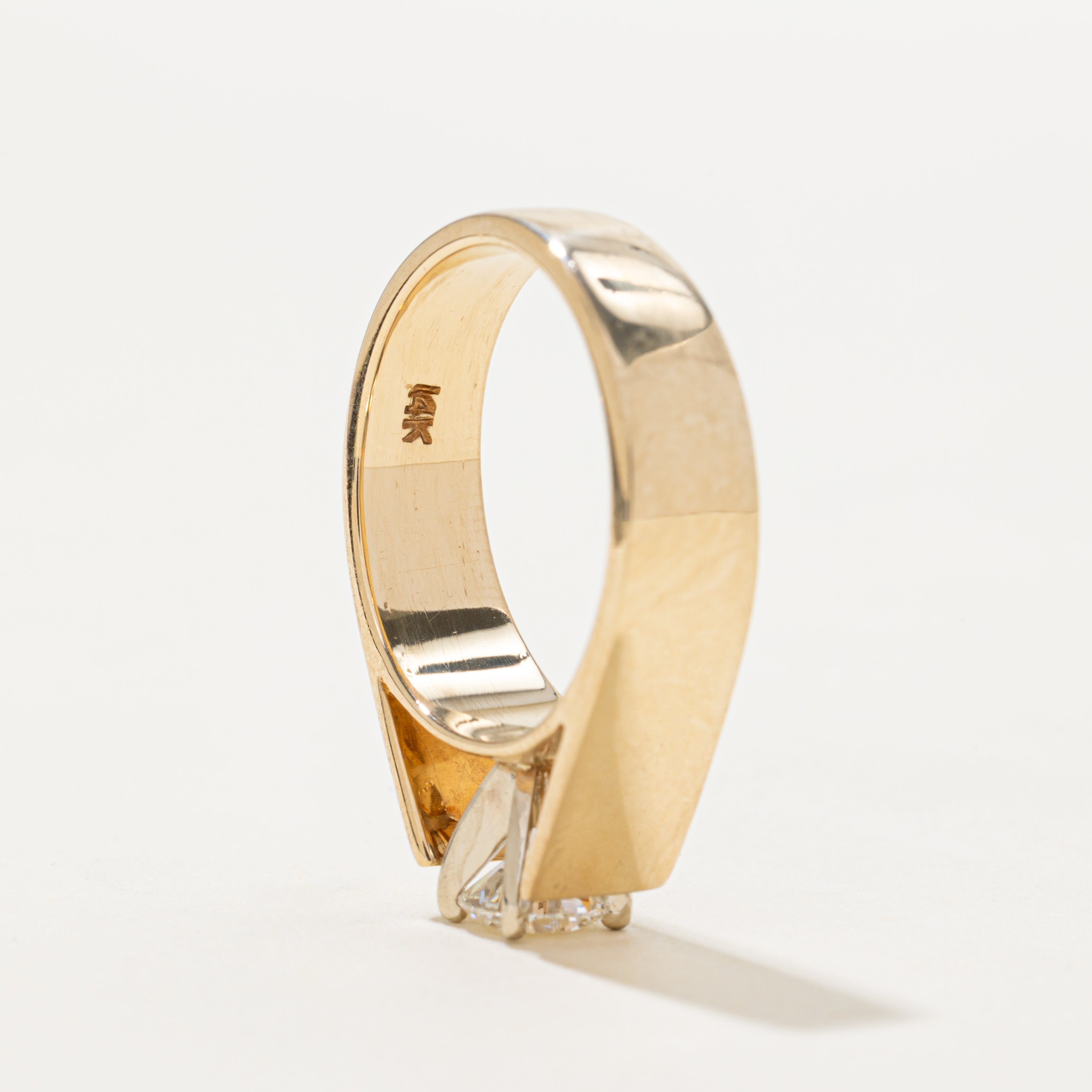Bague de fiançailles solitaire en diamant | 0,62 ct | Taille 6,5