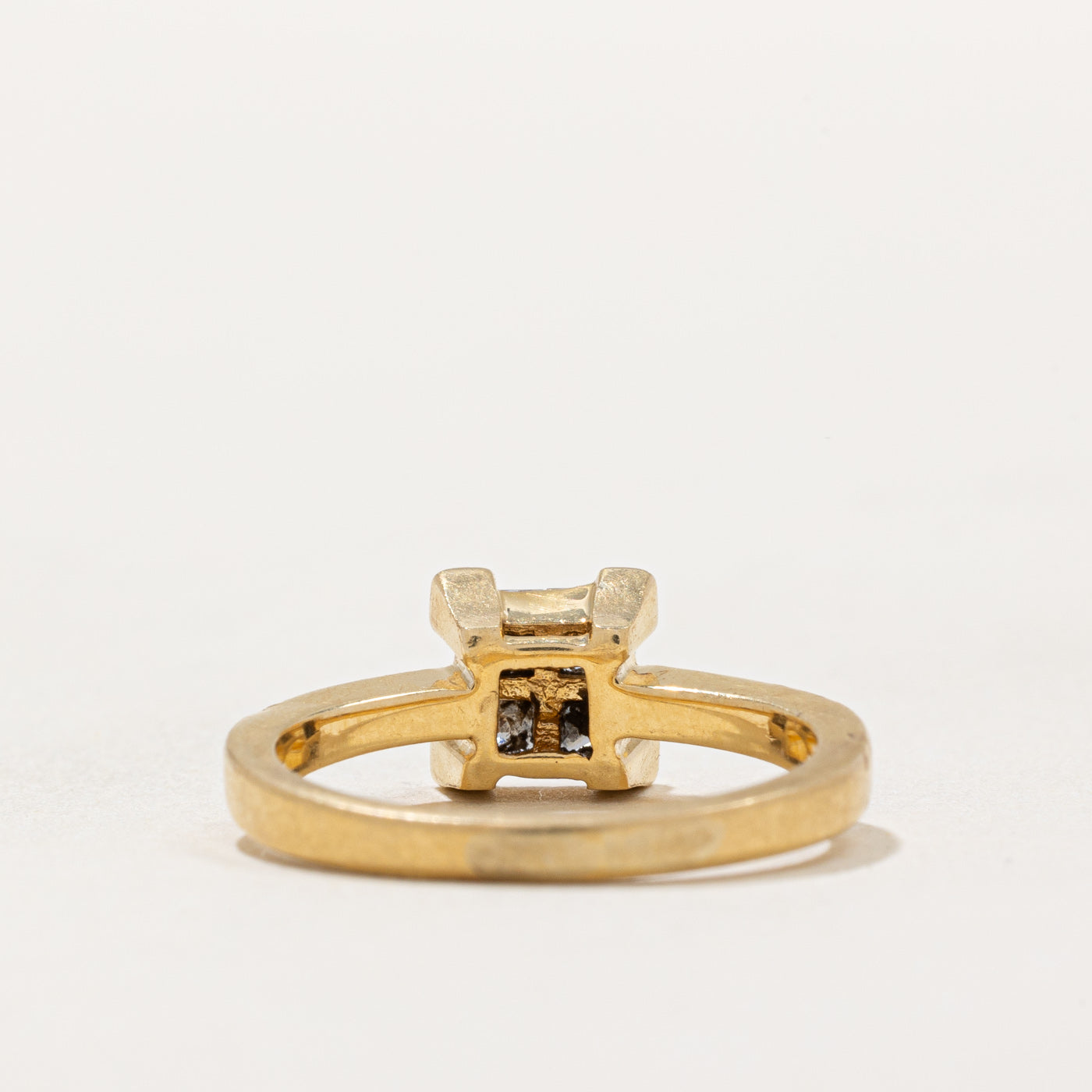 Bague en diamant taille princesse | 0,63 ct | Taille 5,25 |