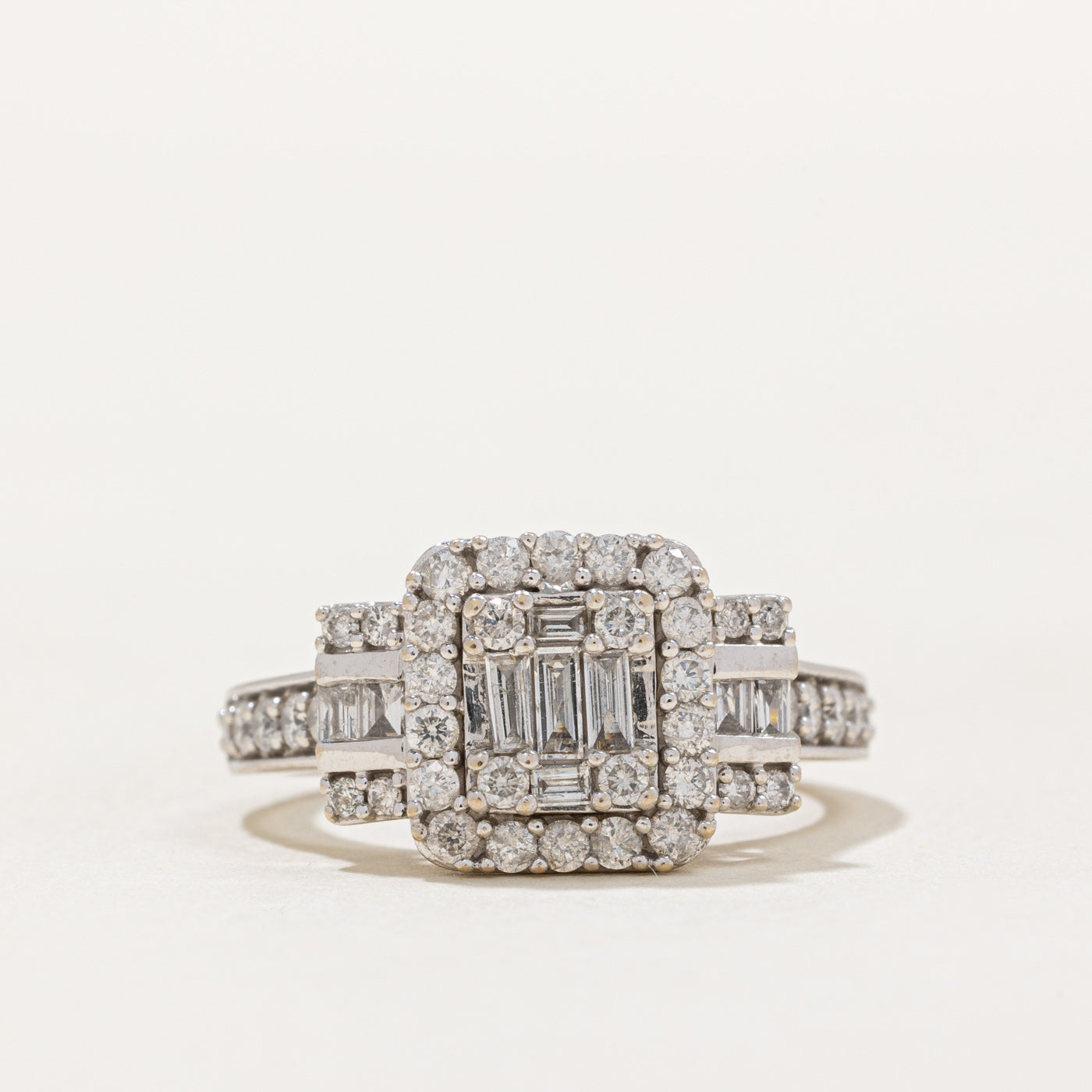Multi Cut Diamond Cluster Ring | 1.00ctw | SZ 7.25 |