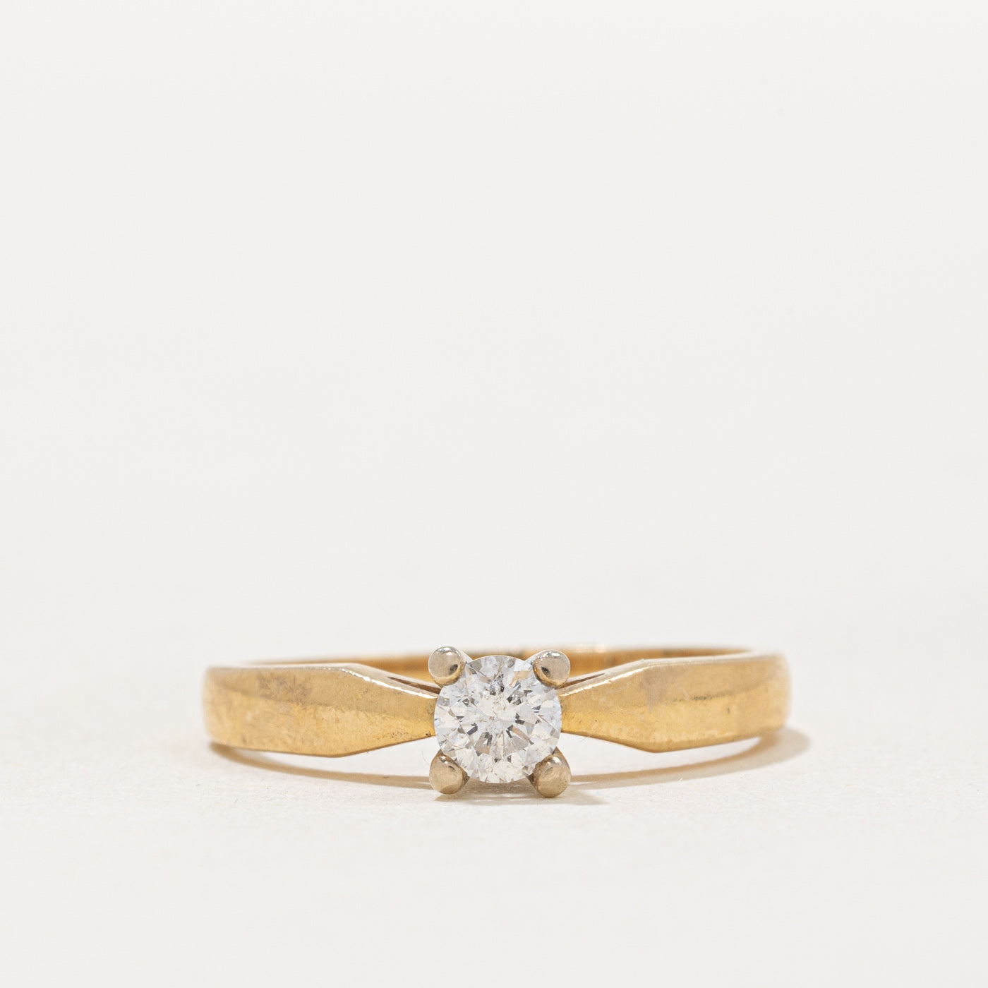 High Set Solitaire Diamond Ring | 0.25ct | SZ 6 |