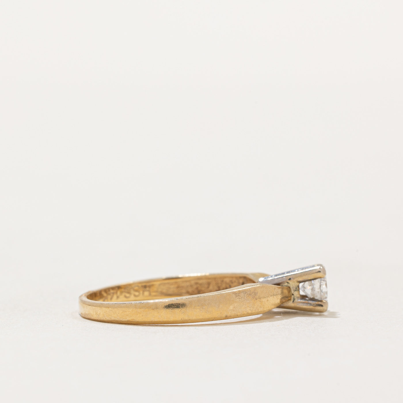 High Set Solitaire Diamond Ring | 0.25ct | SZ 6 |