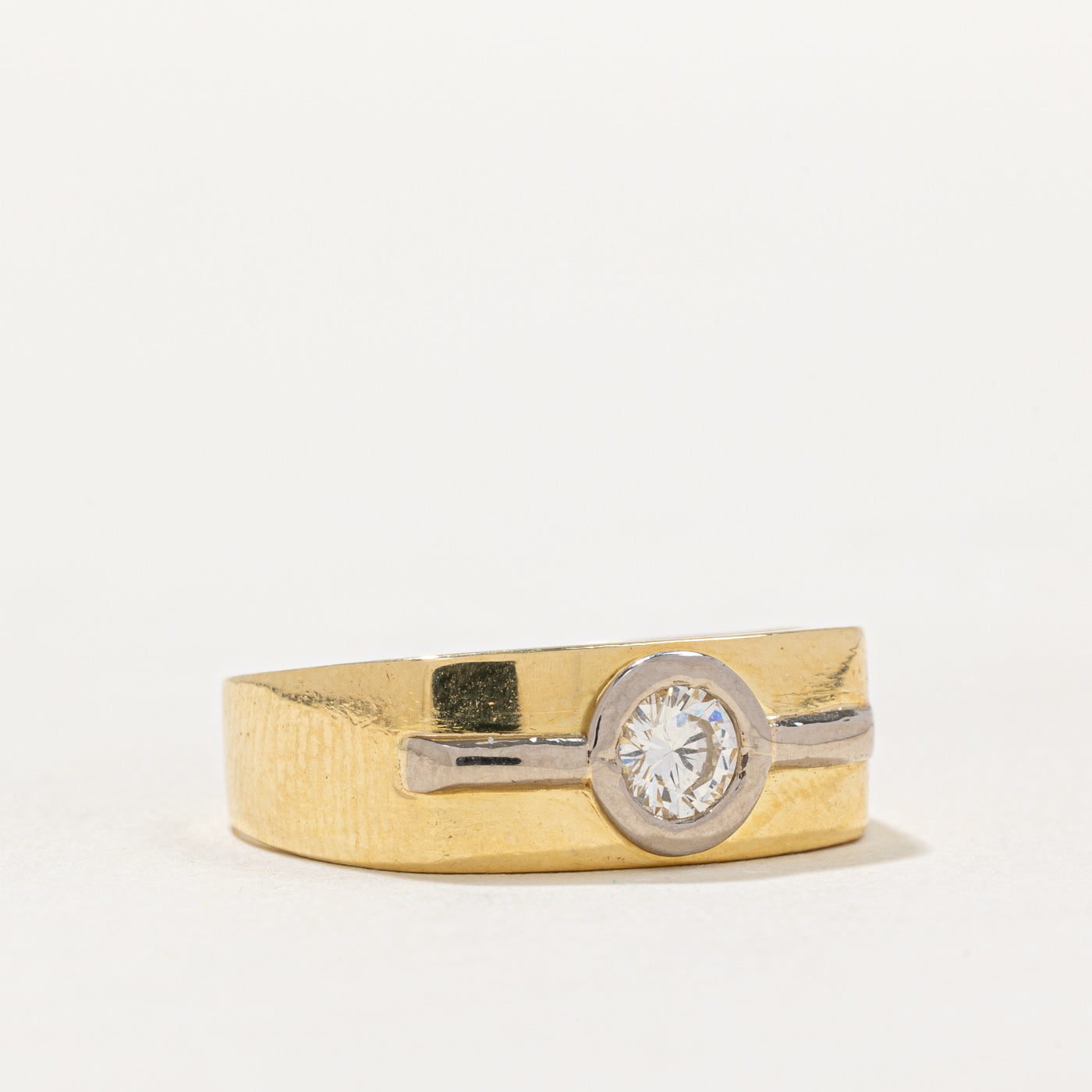 Bezel Set Diamond Ring | 0.24ct | SZ 6.5 |